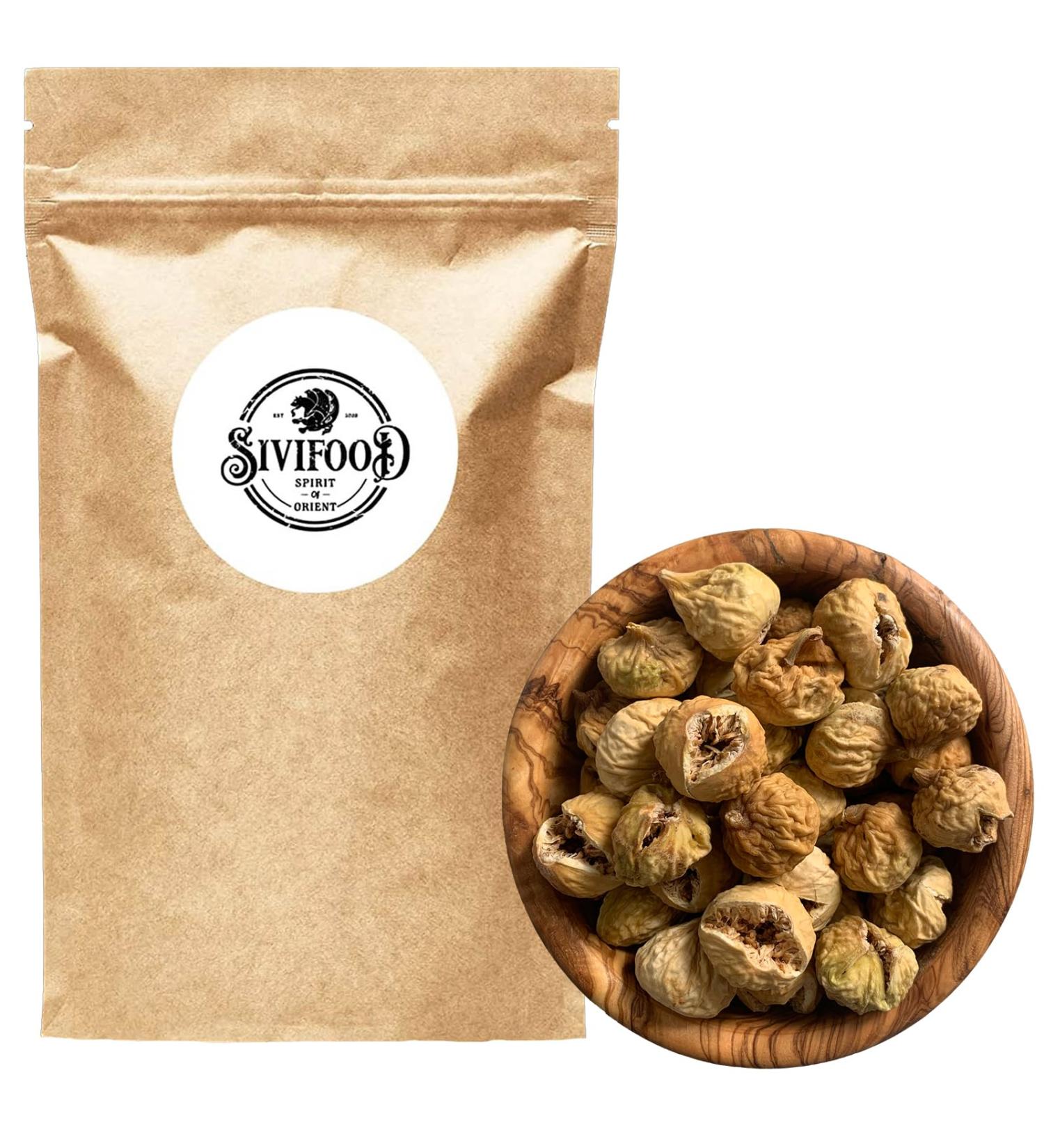 SIVIFOOD Dried Dwarf Figs 200g - Dried Natural Mini Figs No Added Sugar Dried Fruits - Buy Online on GoSupps.com