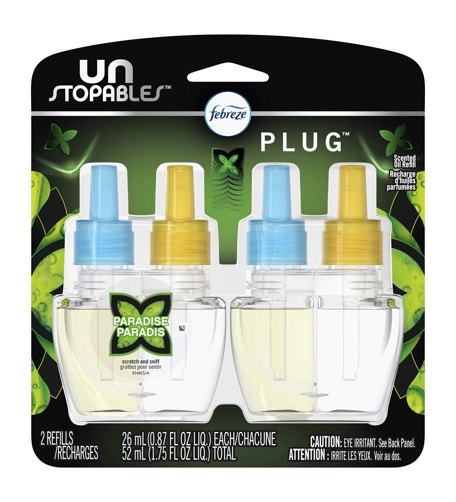 Febreze Unstopables Paradise Plug-In Air Freshener Refills - 2 Pack - Buy Online on GoSupps.com
