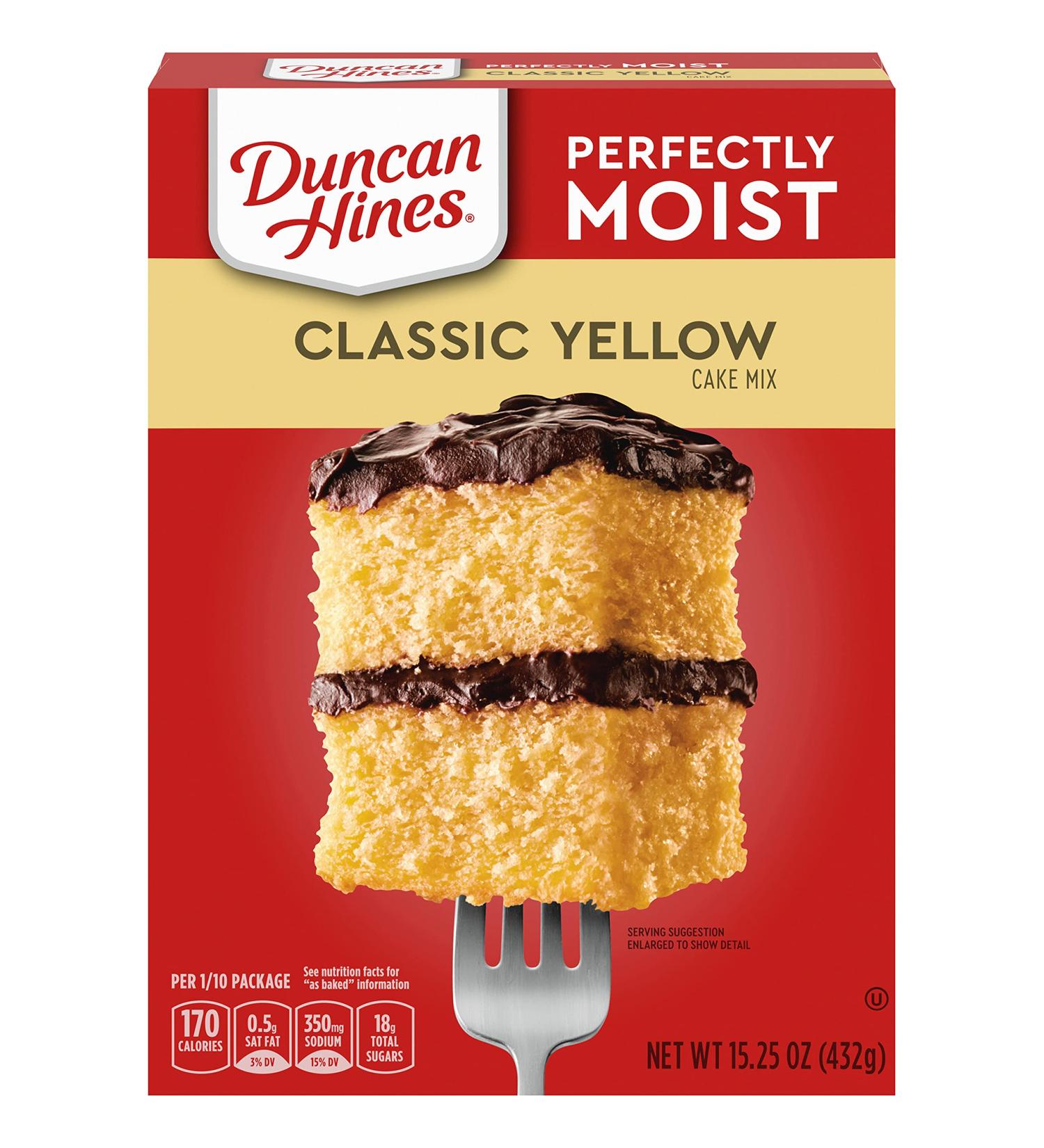 Duncan Hines Classic Yellow Cake Mix - 15.25 oz - Buy Online on GoSupps.com