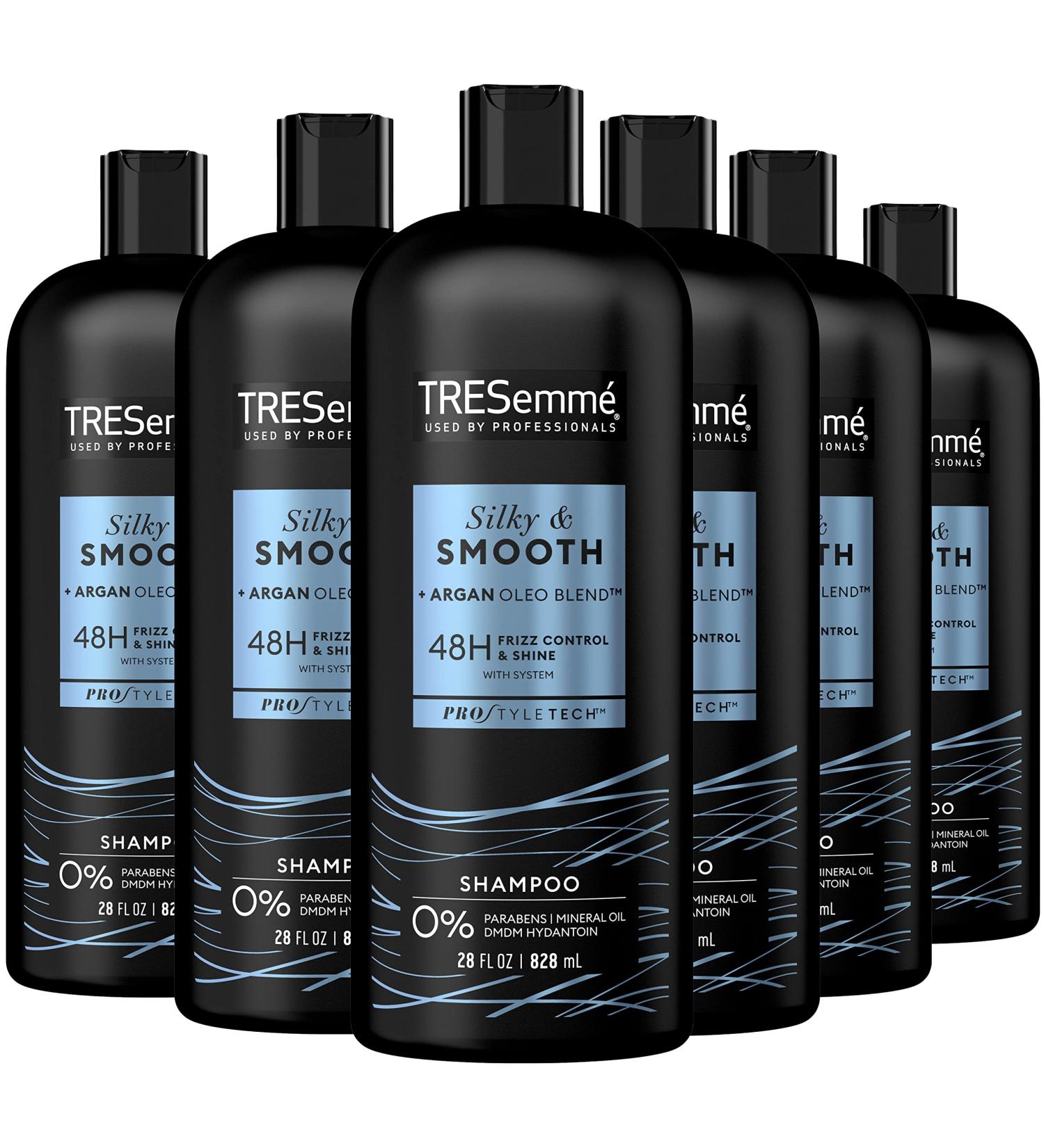 TRESemm Silky & Smooth Anti-Frizz Shampoo - Pro Style Technology - 28 Fl Oz (Pack of 6) - Buy Online on GoSupps.com