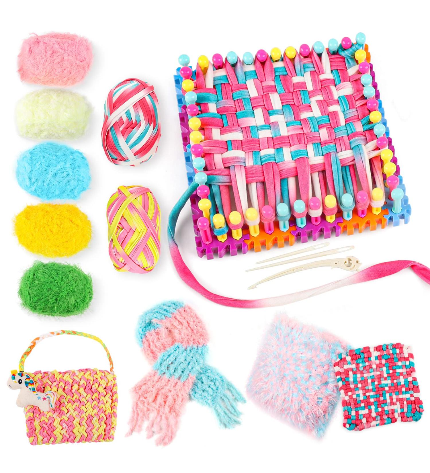 GILI Weaving Loom Kit - Adjustable Knitting Set for Kids 7-11 Years - Arts and Crafts Toy for Girls - Creative Gift Idea - Buy Online on GoSupps.com