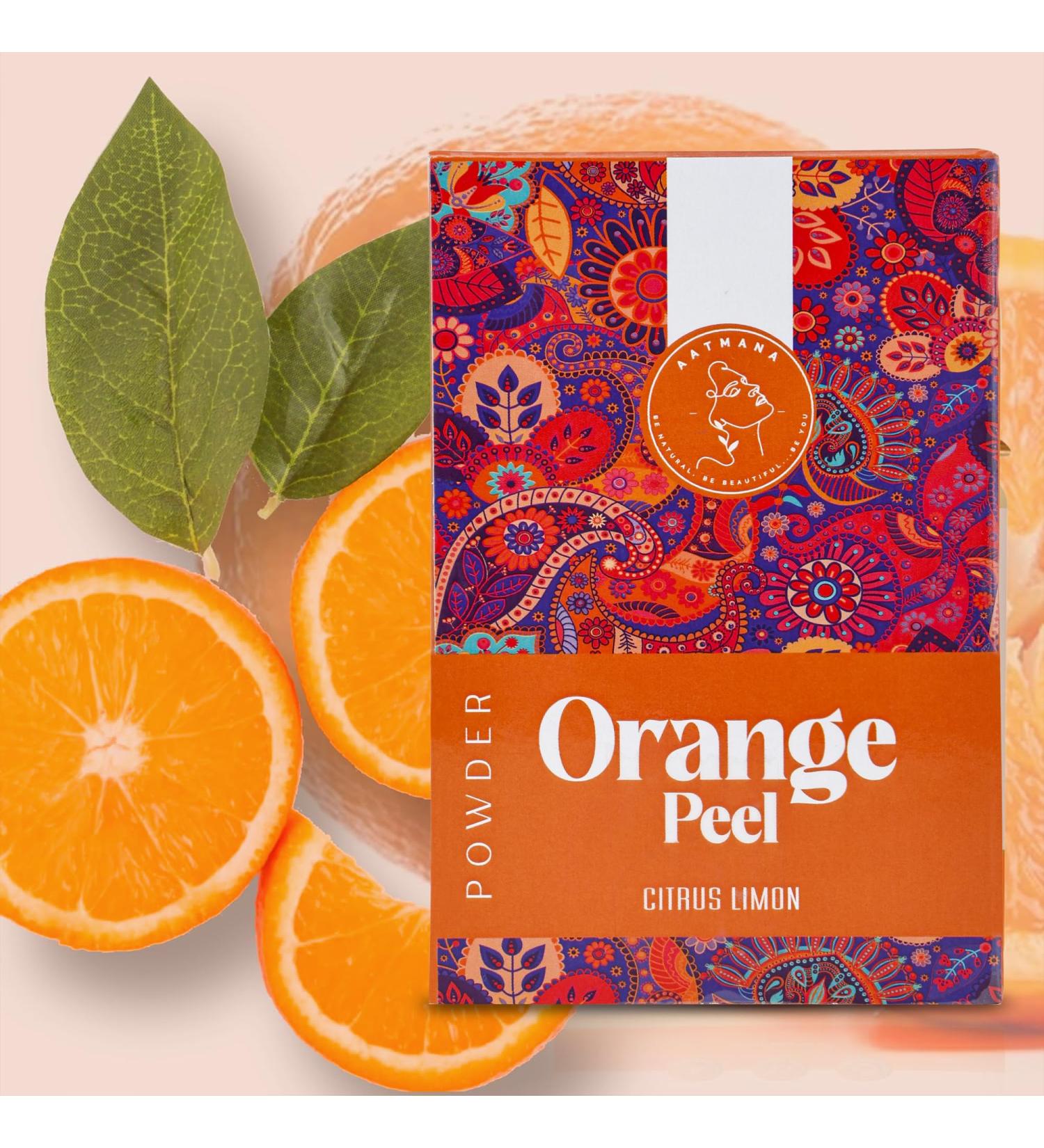 Orange Peel Powder 100g | Citrus Aurantium | Brightening & Lightening Face | Deep Cleansing | Vitamin C for Skin & Hair - Buy Online on GoSupps.com