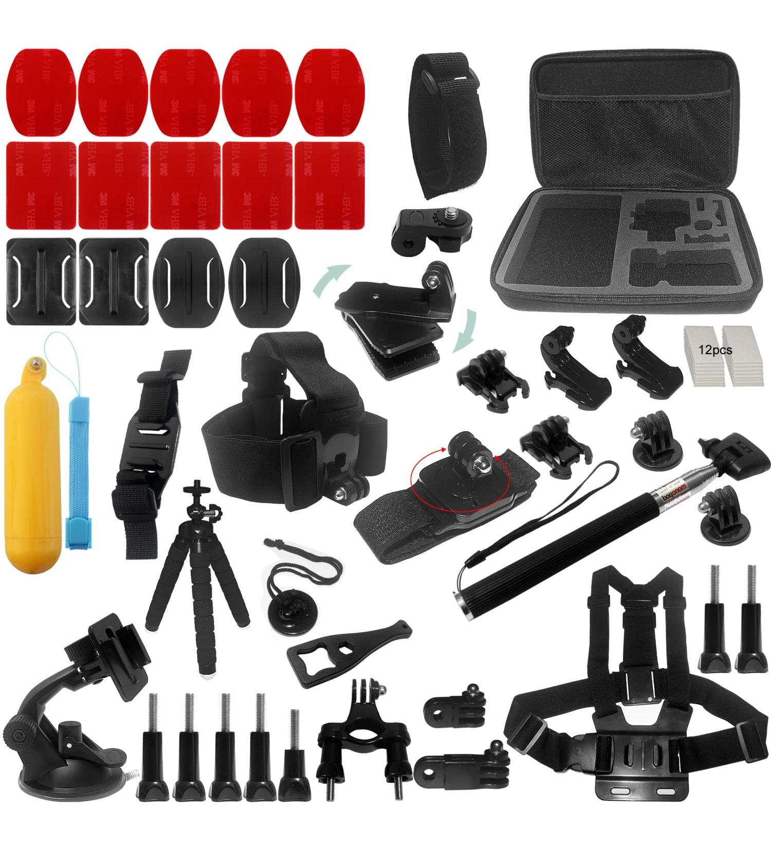 Action Camera Accessories Kit for GoPro, Insta360, SJCAM, Xiaomi, APEMAN, Campark, OSMO, and More - Buy Online on GoSupps.com