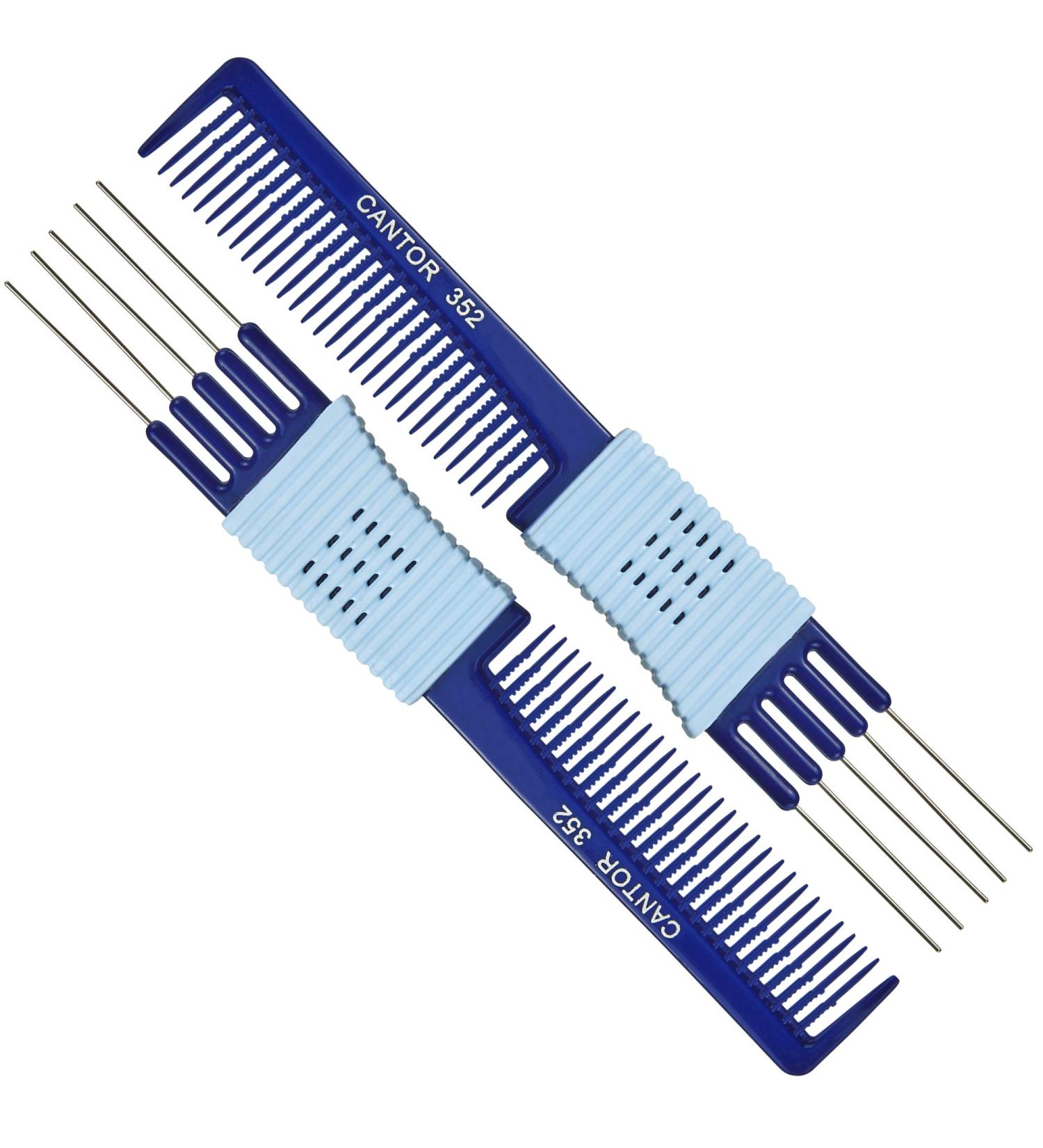 Cantor Lift Teasing Comb and Hair Pick 2 Pack - Chemical & Heat Resistant Anti Static Comb for All Hair Types - Buy Online on GoSupps.com