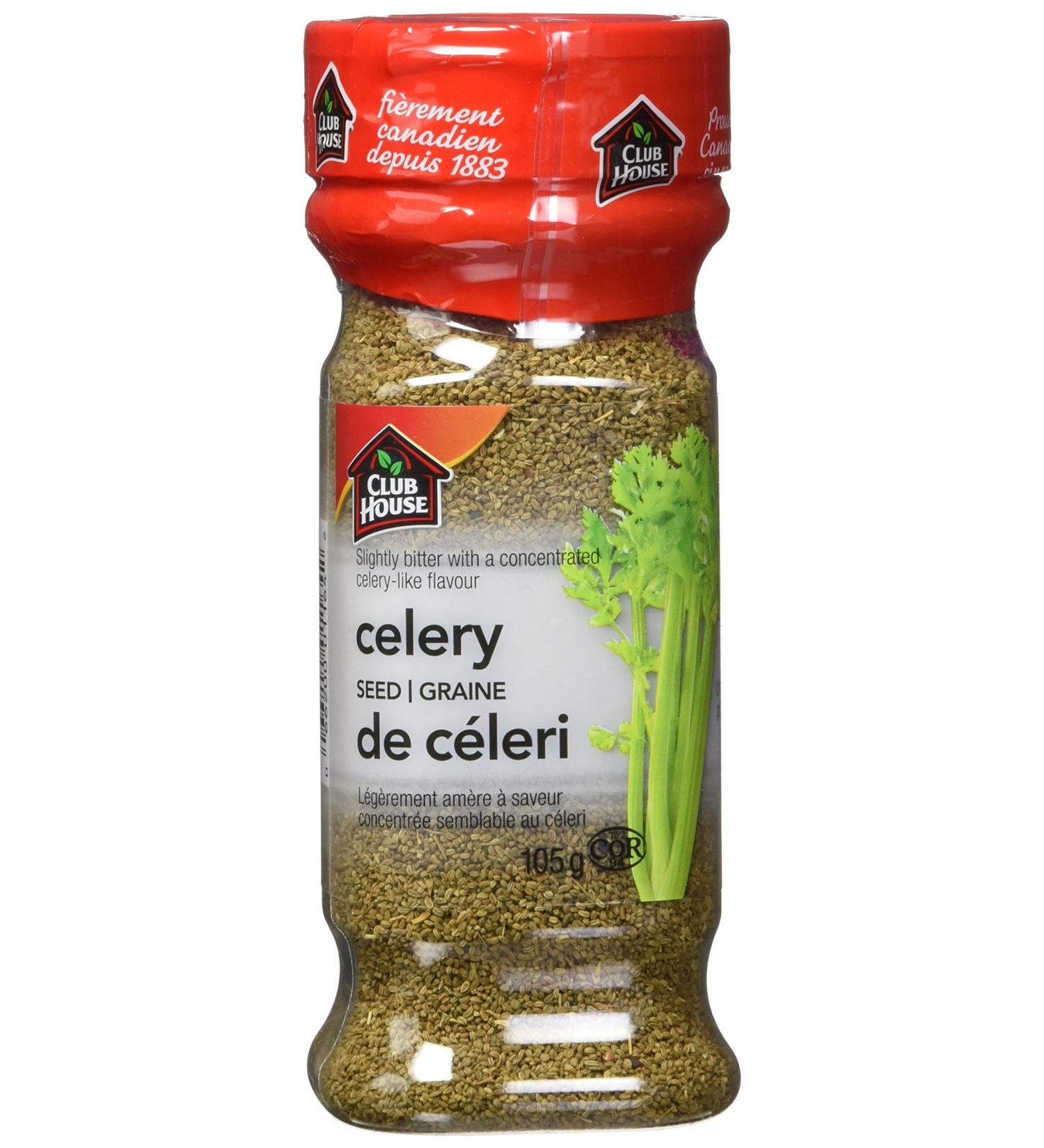 Club House Quality Natural Herbs & Spices Celery Seed 105g - Buy Online on GoSupps.com