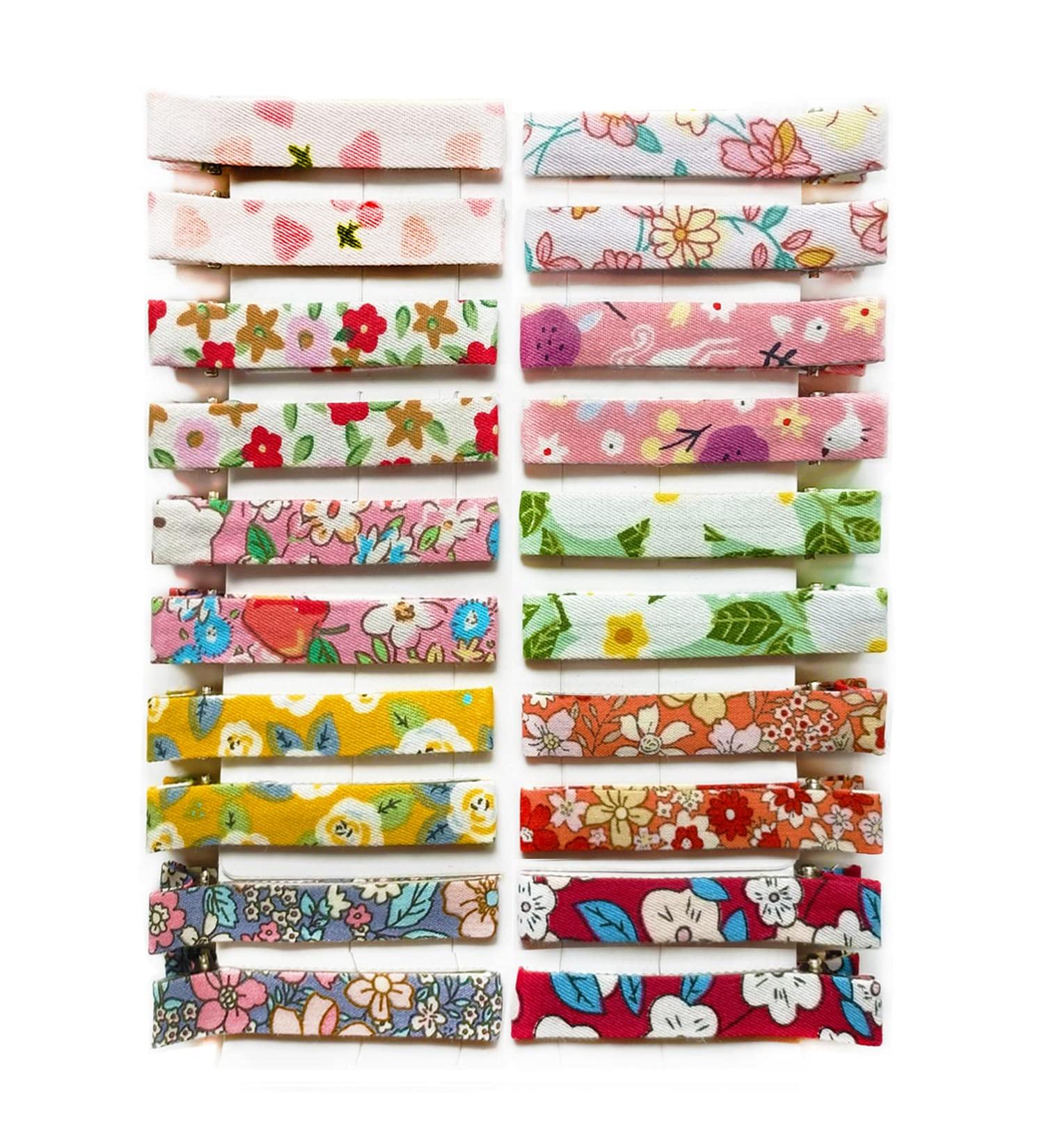 Handmade Alligator Hair Clips for Girls - 20 Pcs Hair Accessories for Kids & Toddlers - Buy Online on GoSupps.com