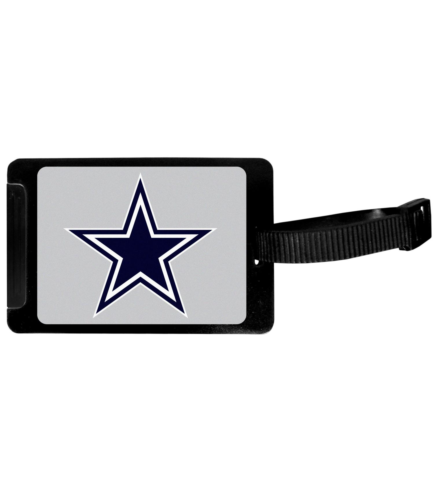 Siskiyou NFL Dallas Cowboys Luggage Tag , Black, 3.25"