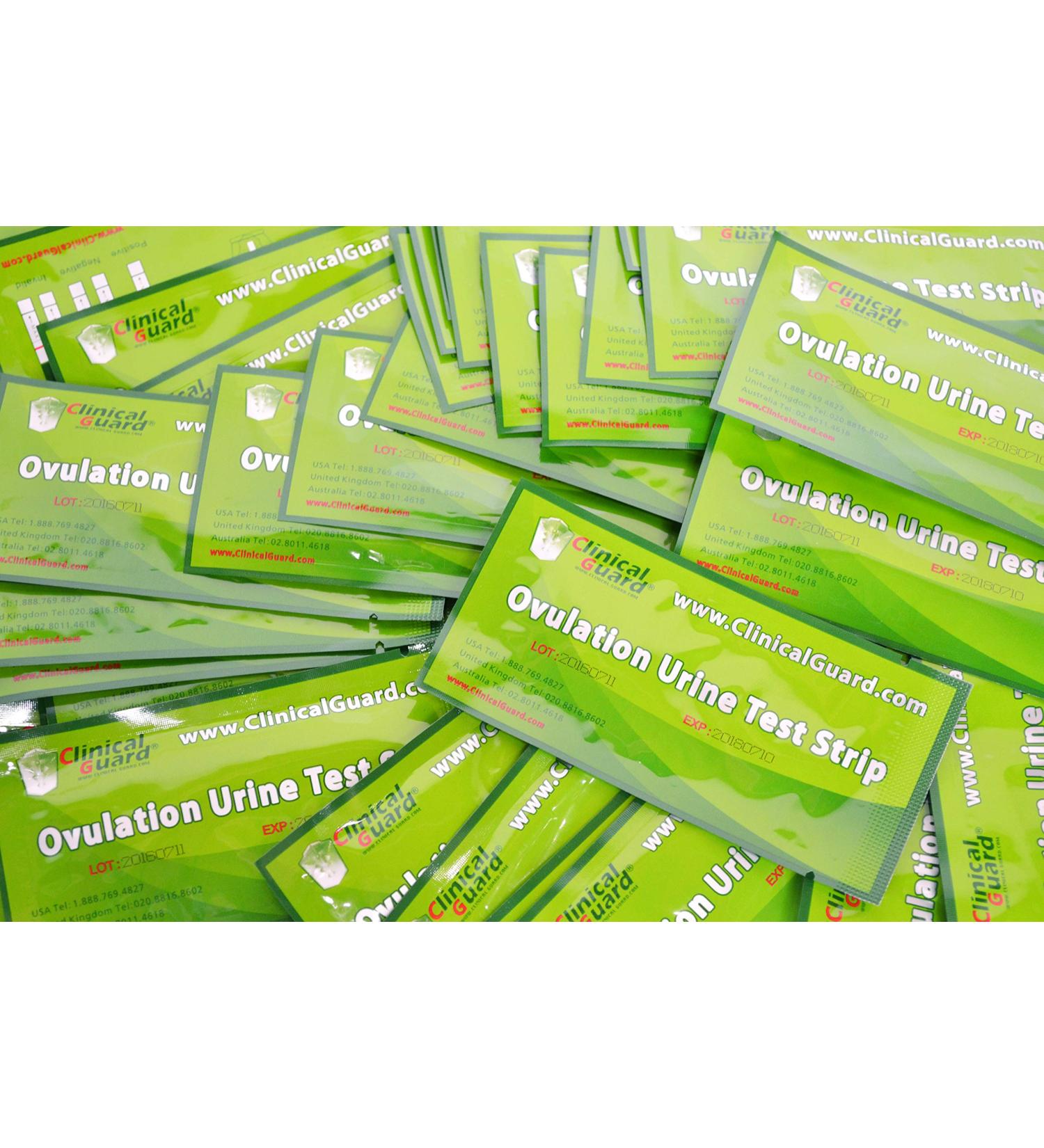 ClinicalGuard Ovulation Test Strips - Pack of 25, Individually-Sealed - Buy Online on GoSupps.com