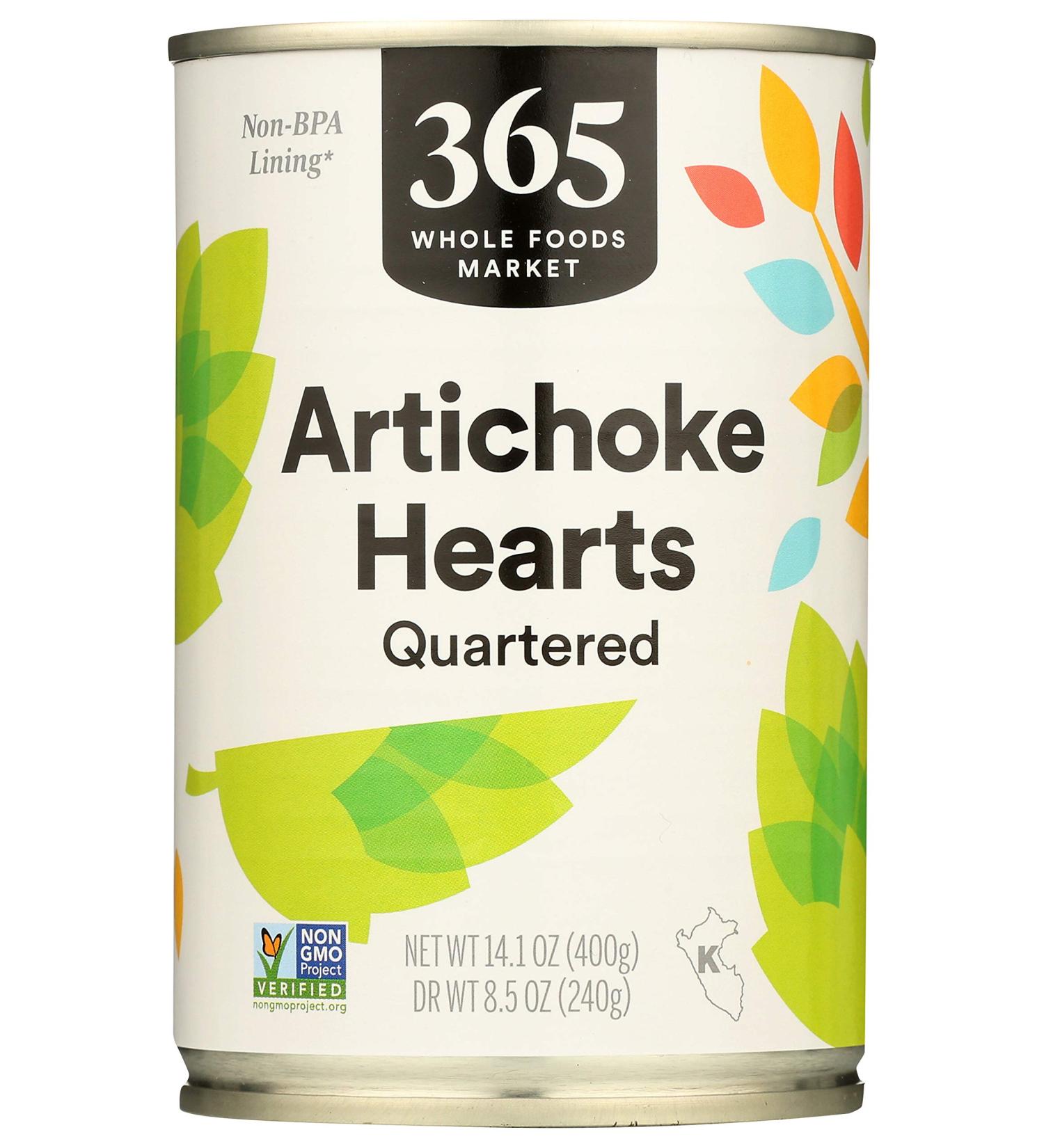 365 by Whole Foods Market  Artichoke Quarters In Water  14.1 Ounce - Buy Online on GoSupps.com