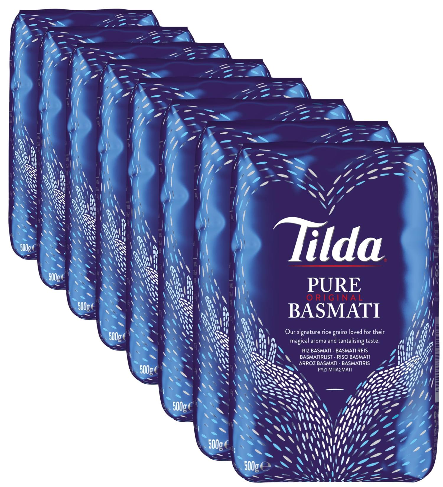 TILDA - Basmati Rice – Multipack (8 x 500g)