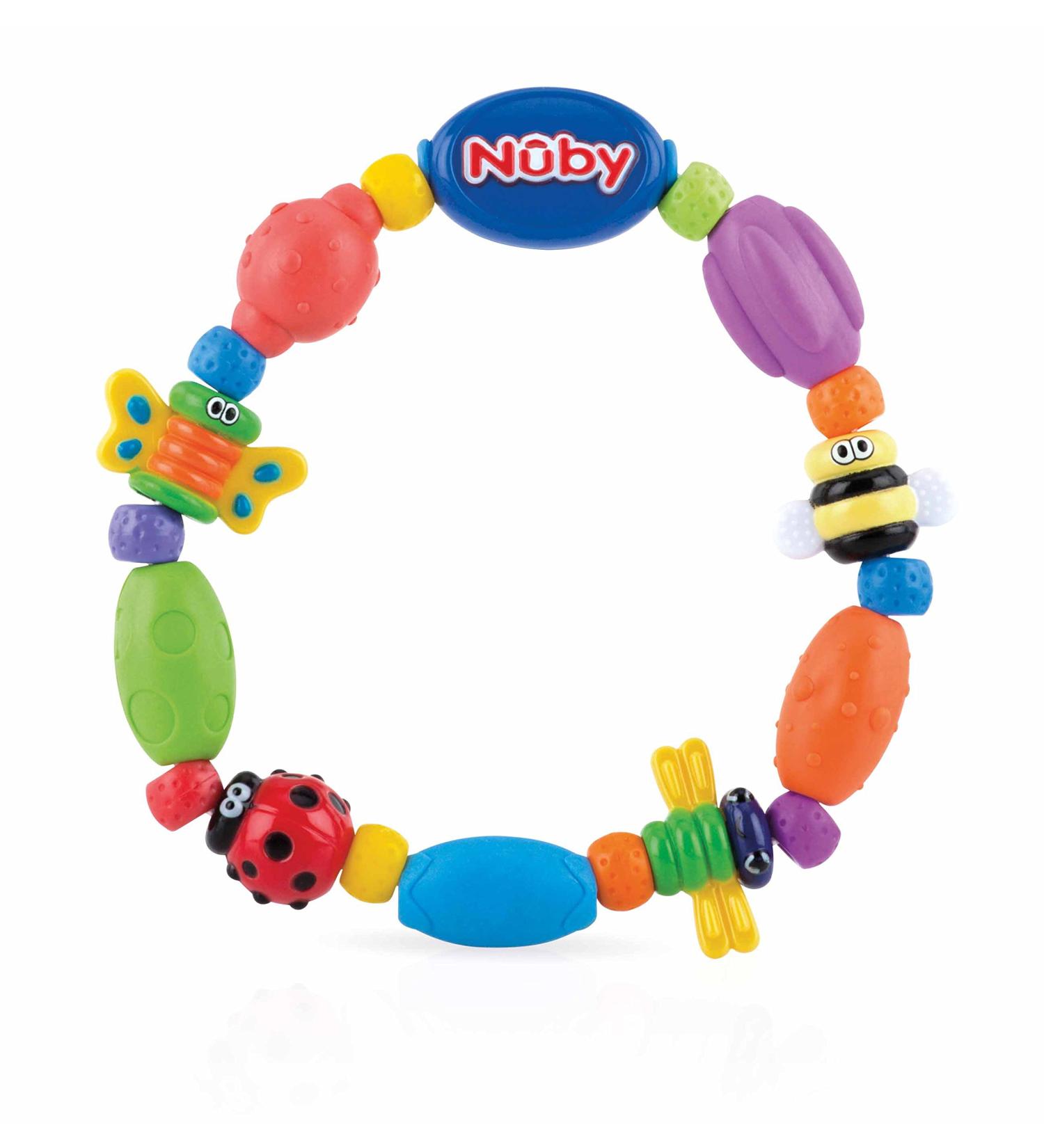 Nuby Bug-a-Loop Teether for 3+ Months - Safe & Soothing Baby Teether - Buy Online on GoSupps.com