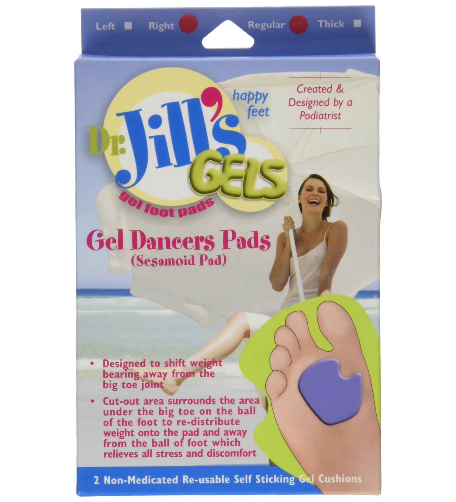 Dr. Jill's Gel Dancer's Pads (Right Foot)