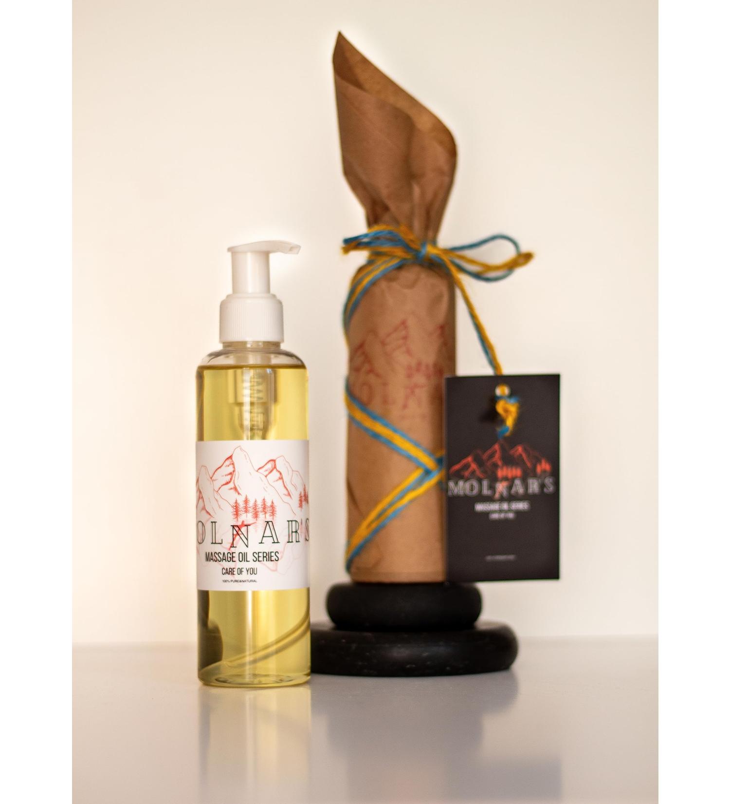 MOLFAR S Carpathian Handmade ECO 100% Pure Massage Oil | Tonic Effect | Ukrainian Masters - Buy Online on GoSupps.com
