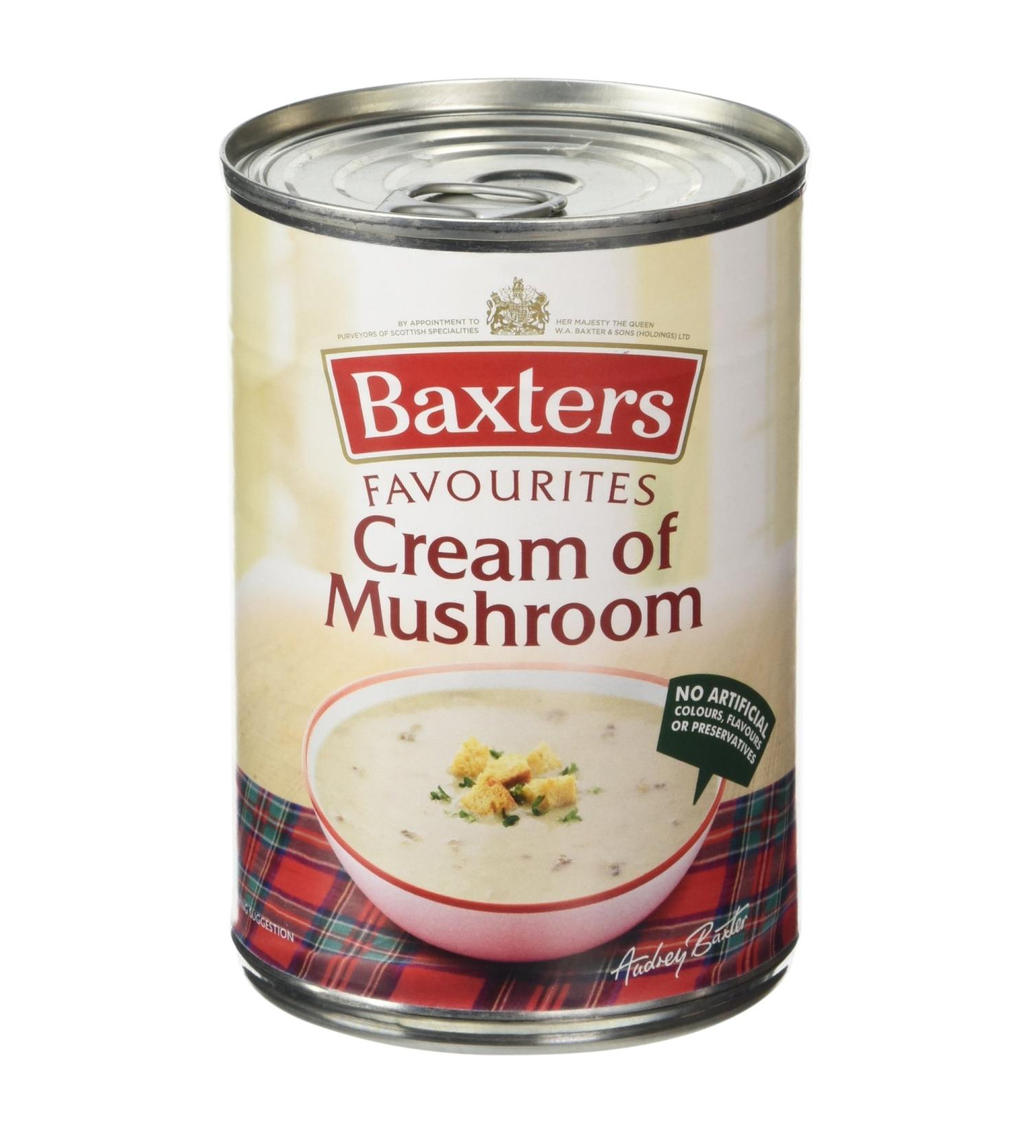 Baxters Favourites Cream of Mushroom Soup 400g - Delicious and Creamy Option - Buy Online on GoSupps.com