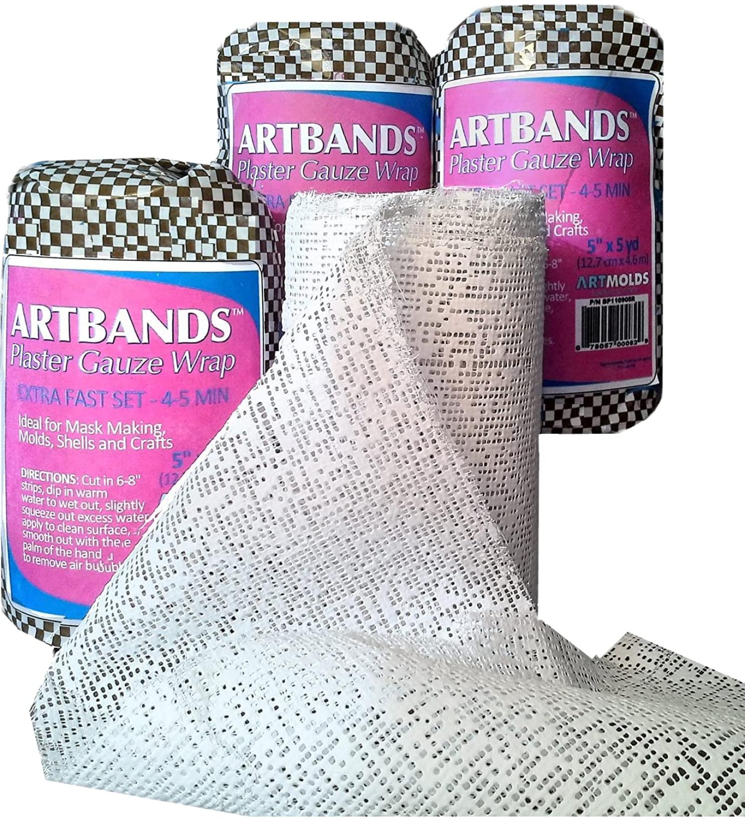 ARTMOLDS ARTBANDS Plaster Cloth Gauze Bandage Roll - 5 x 15' - 900 sq in - Buy Online on GoSupps.com