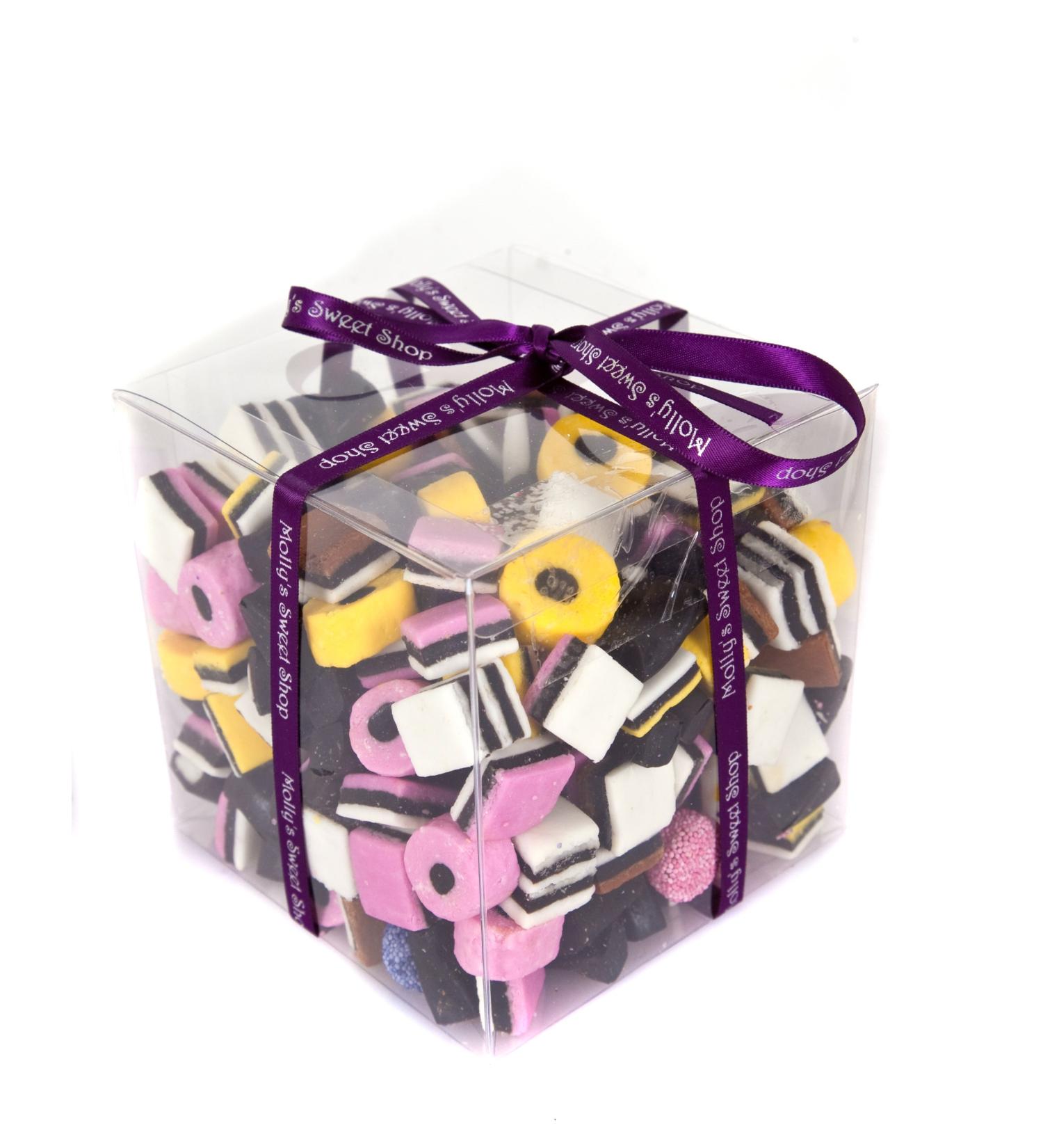 Liquorice Allsorts Gift Cube - Perfect Christmas Father's Day or Birthday Gi...