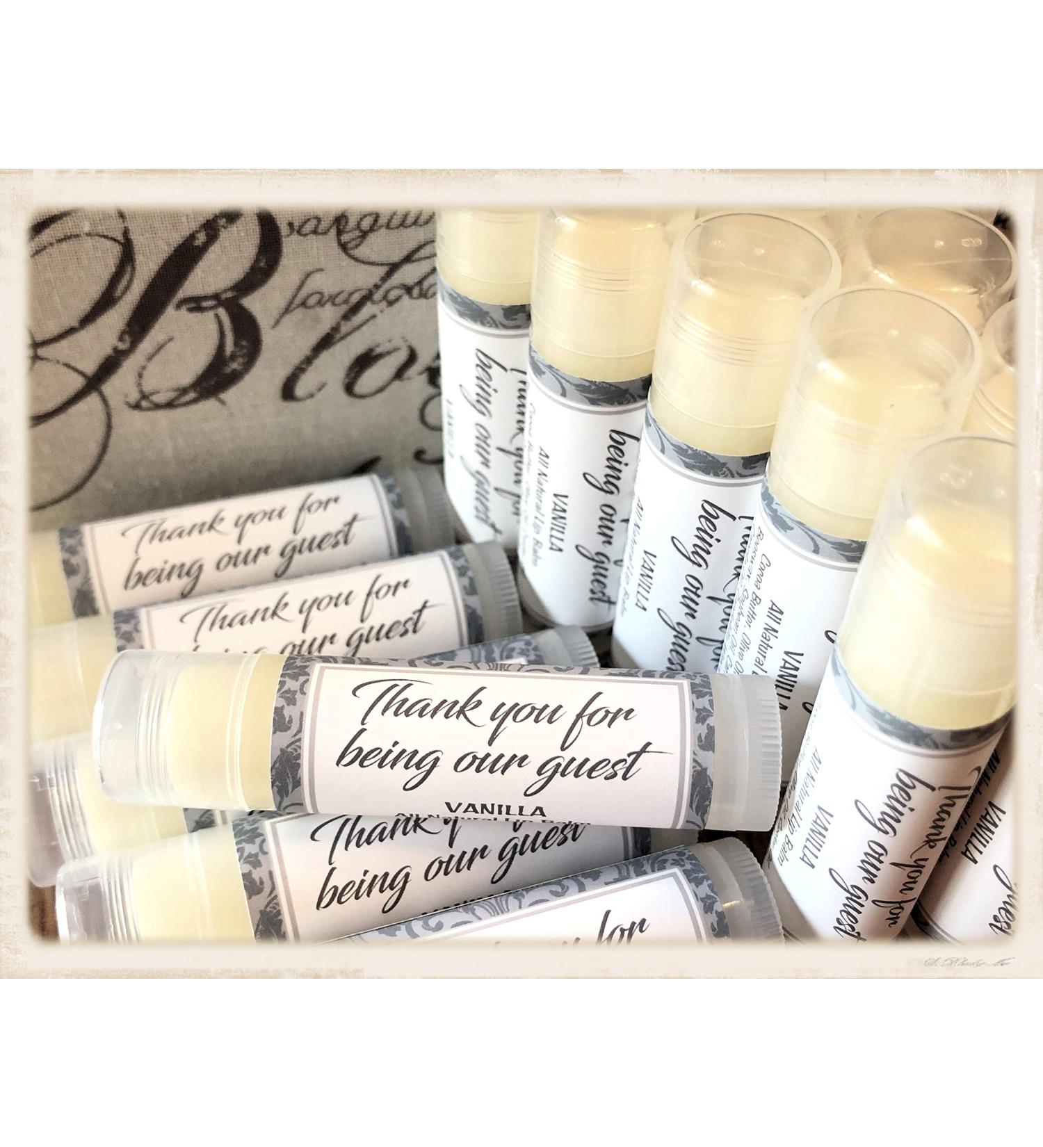 20 Customized Lip Balms for Your Rental B&B or Hotel Guests - Buy Online on GoSupps.com