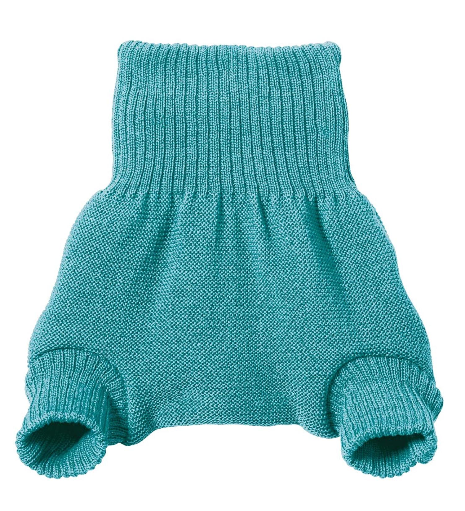 Disana Wool Diaper Pants | 100% Bio-Merino Wool GOTS | IVN BEST | Newborn & Toddler Unisex | Baby Initial Equipment | Made in Germany | Size 74-80 - Lagoon Color - Buy Online on GoSupps.com