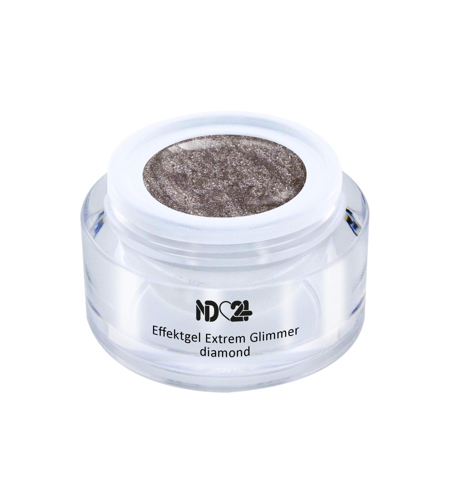 Buy UV LED Effect Gel - Extreme Glimmer Diamond Pink - Studio Quality - 5ml - Made in Germany | International Shipping Available - Buy Online on GoSupps.com