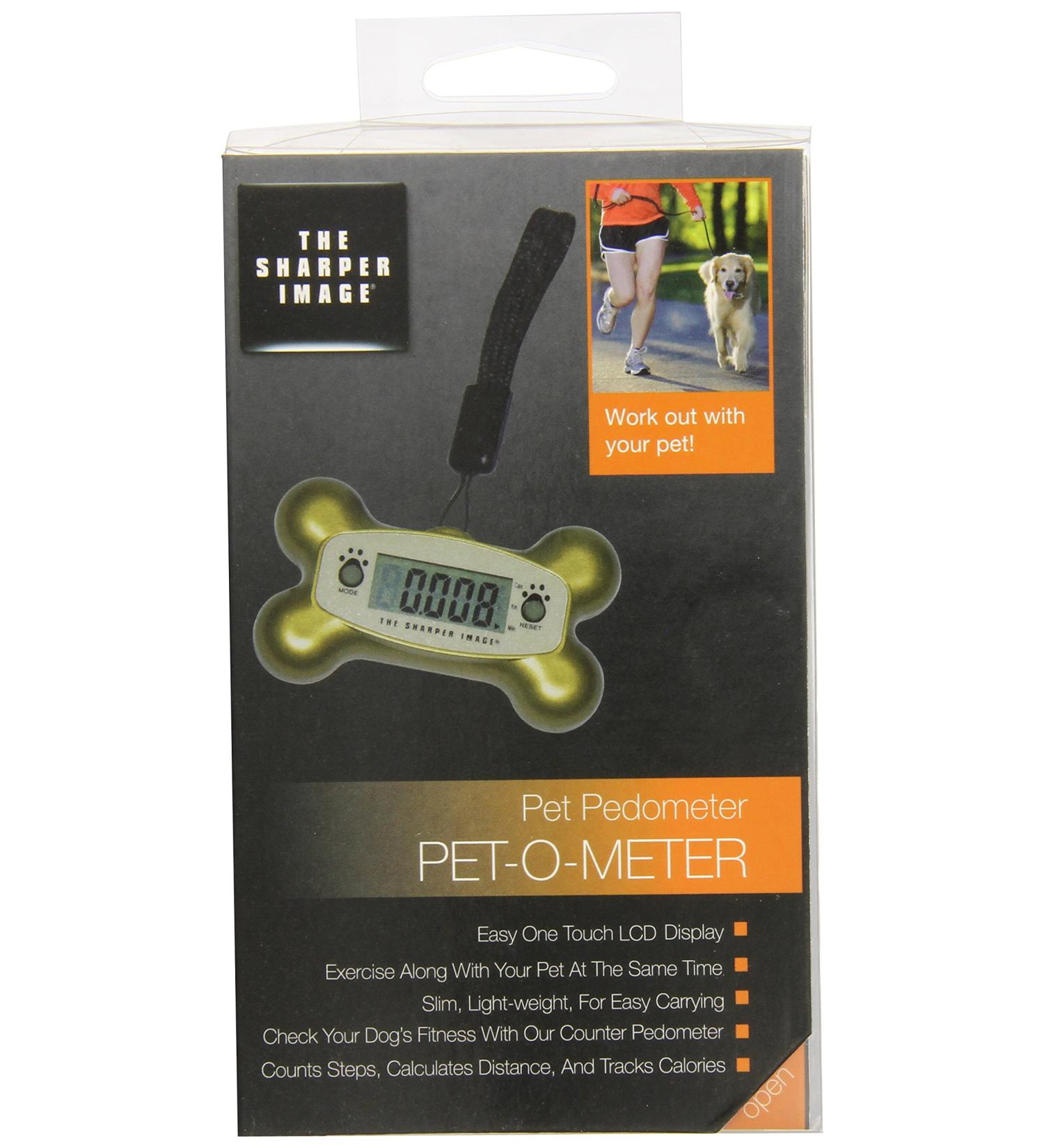 Sharper Image Pet-o-Meter Gold - Track Your Pet's Health and Activity Levels - Buy Online on GoSupps.com