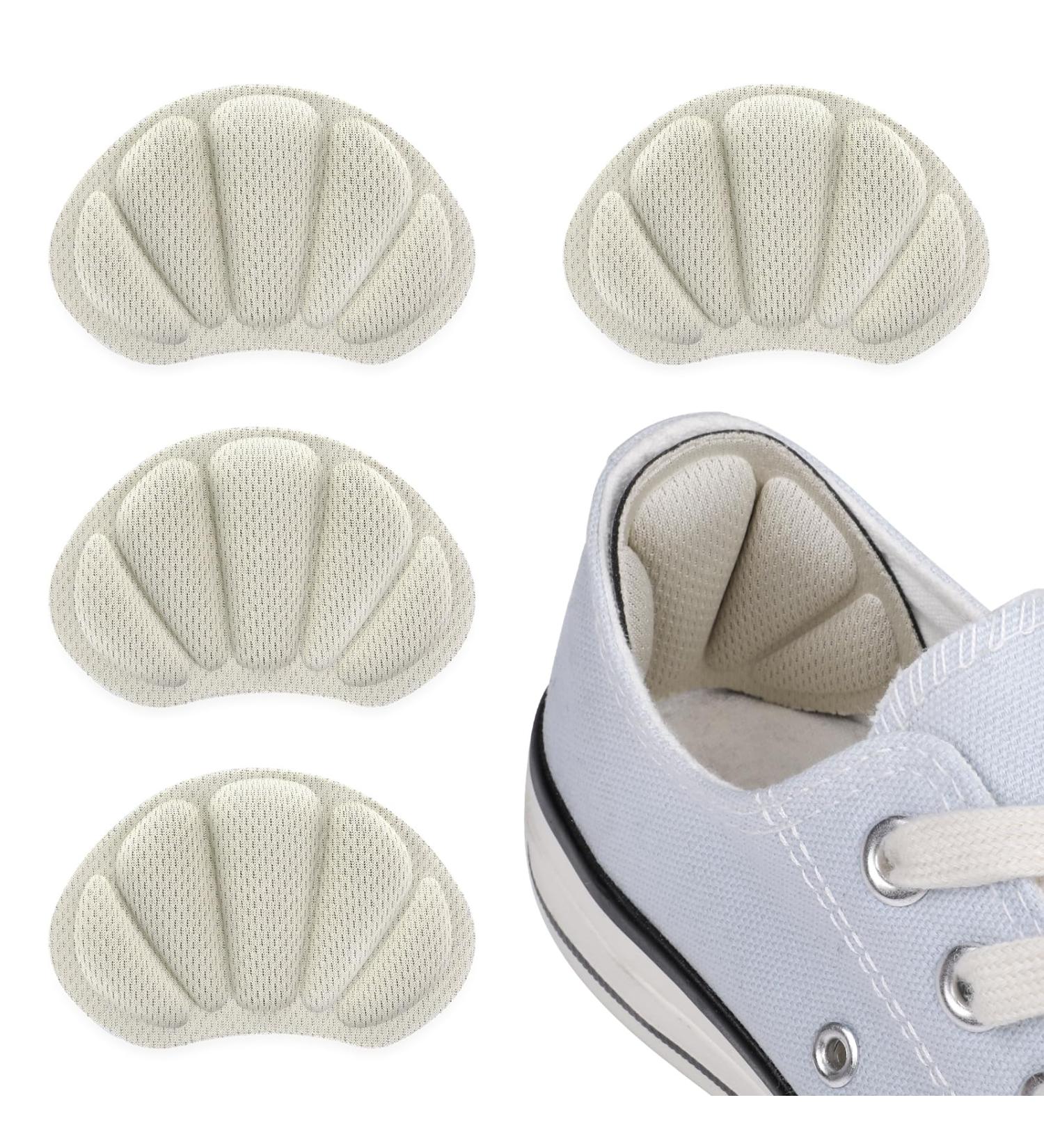 Sibba Heel Pillows - Anti-Slip Shoe Inserts Blister Protectors Self-Adhesive Heel Liner Perfect for Oversized Shoes - 2 Pairs in Nude - Buy Online on GoSupps.com