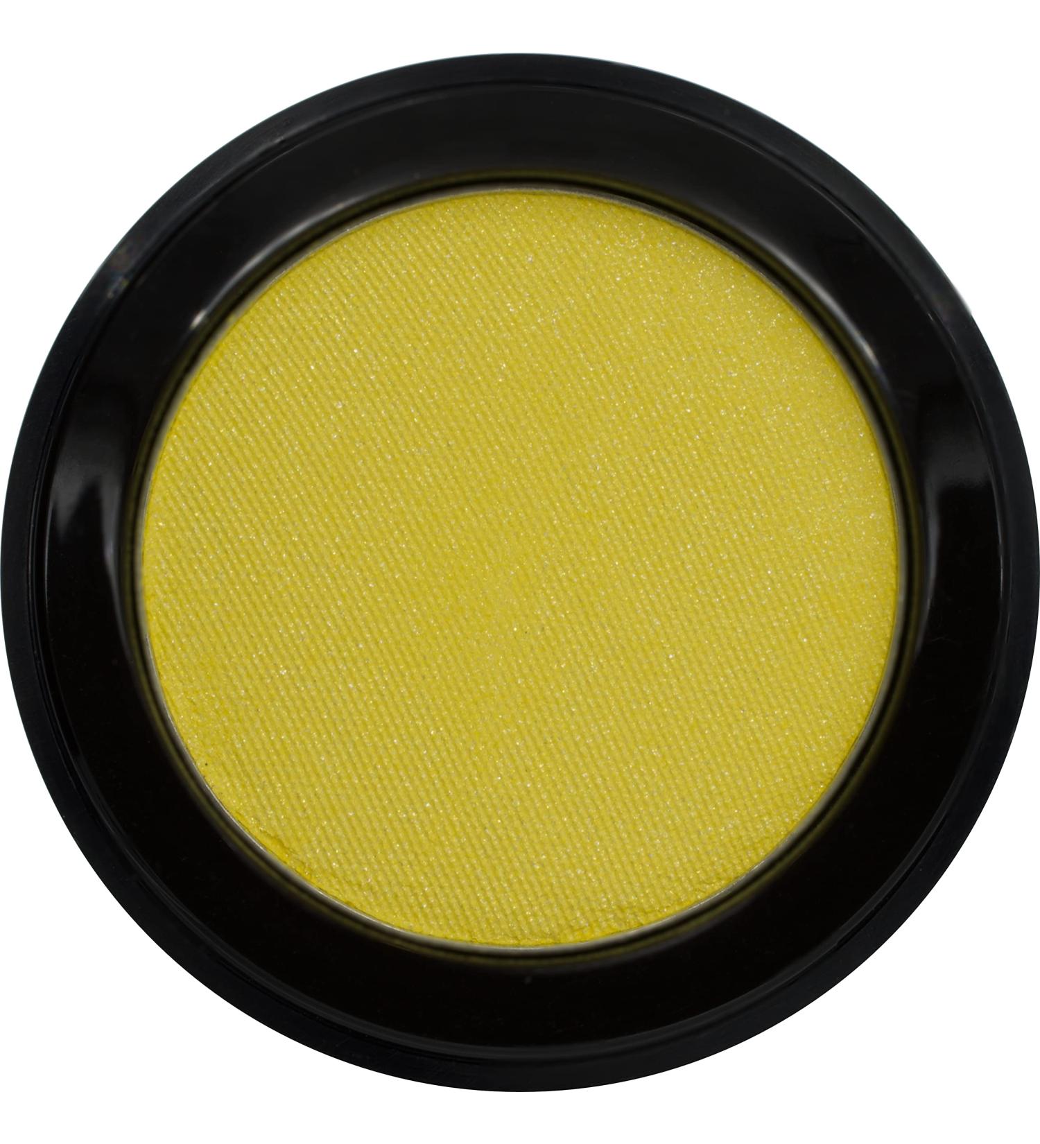 Pure Ziva Lemon Zest Yellow Gold Shimmer Eyeshadow - Vegan, Talc & Paraben-Free - Buy Online on GoSupps.com