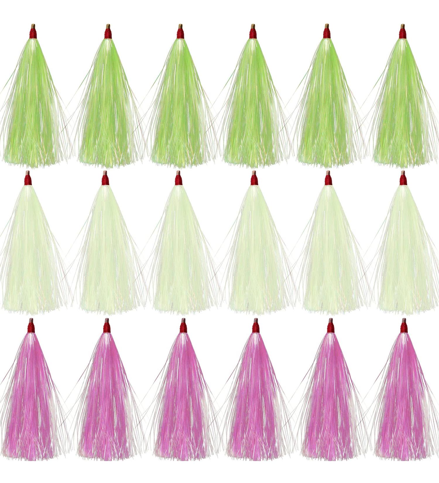 Bucktail Teasers Mylar Flash Teaser Tail - Fluke Rigs, Flounder Fishing Lures & Bait Rigs - Buy Online on GoSupps.com