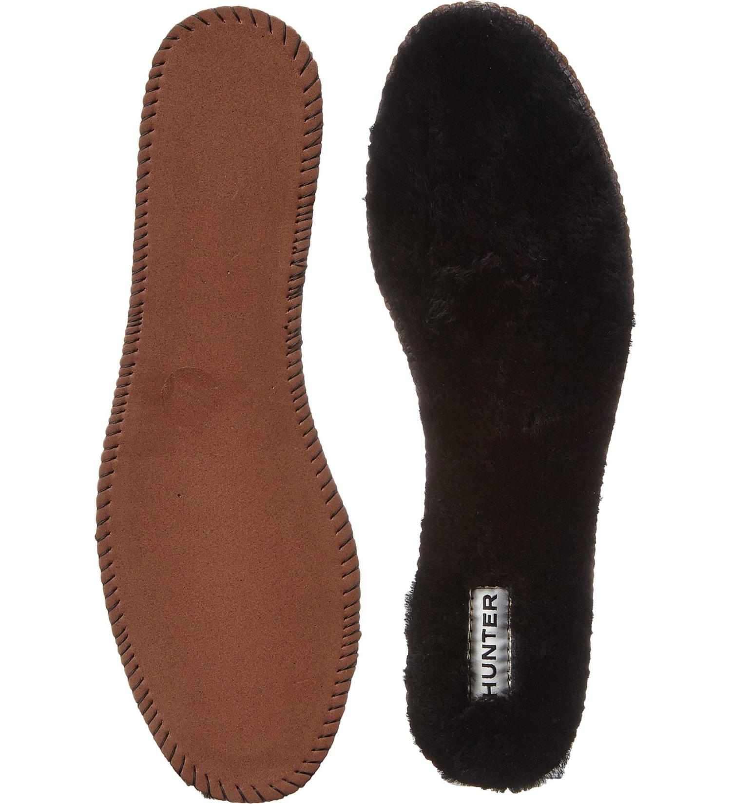 Hunter Women's Luxury Shearling Insoles Black Boot