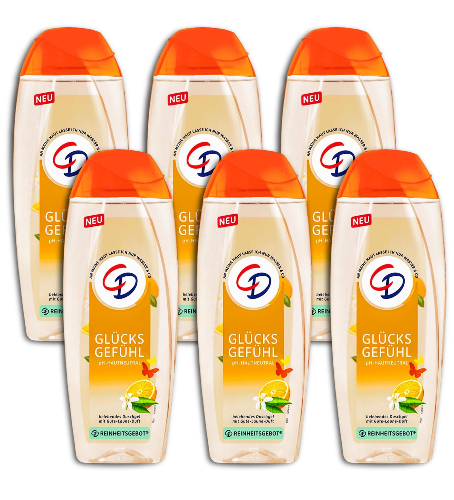 CD Set of 6 lucky shower gels 250 ml