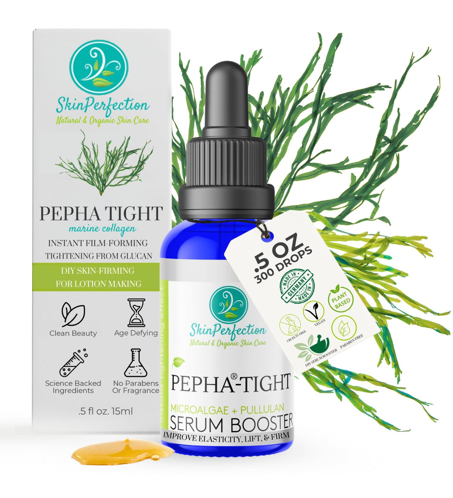 Pepha Tight Marine Collagen Serum Booster - Anti-Aging Skin Firming Algae for DIY Skincare & Beauty Products - Buy Online on GoSupps.com