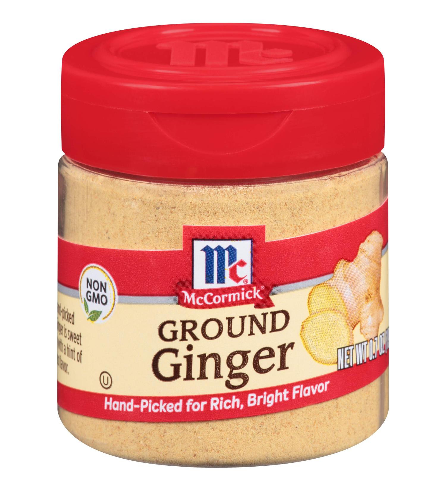 McCormick Ground Ginger 0.7 oz - Premium Quality Spice for Cooking and Baking - Buy Online on GoSupps.com