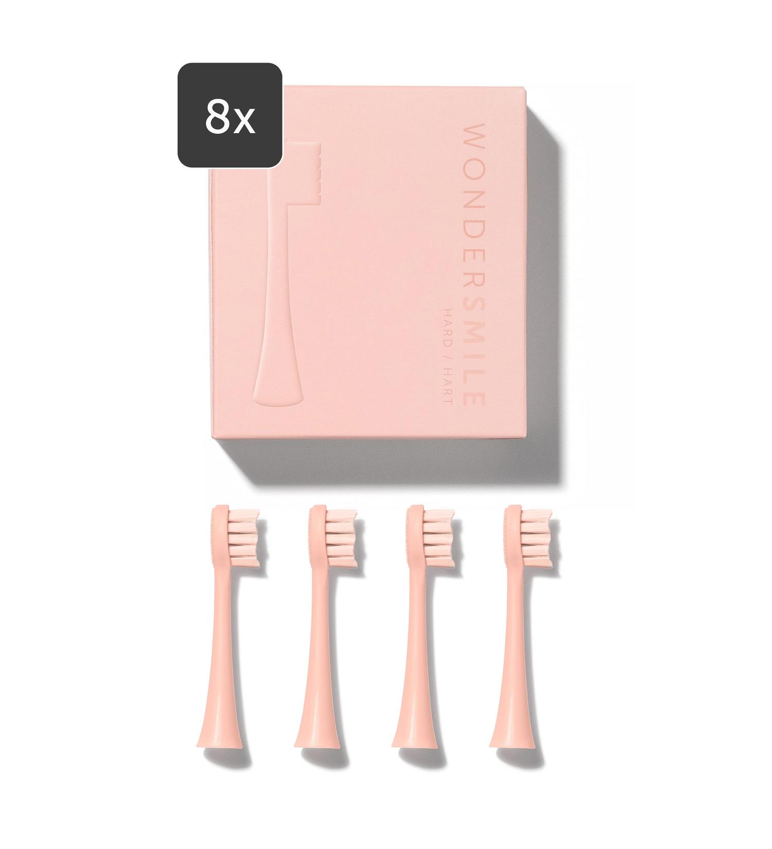 Wondersmile Replacement Brushes - Sound Toothbrush Heads (8 Pack Atomic Rose) for Optimal Oral Care - Buy Online on GoSupps.com