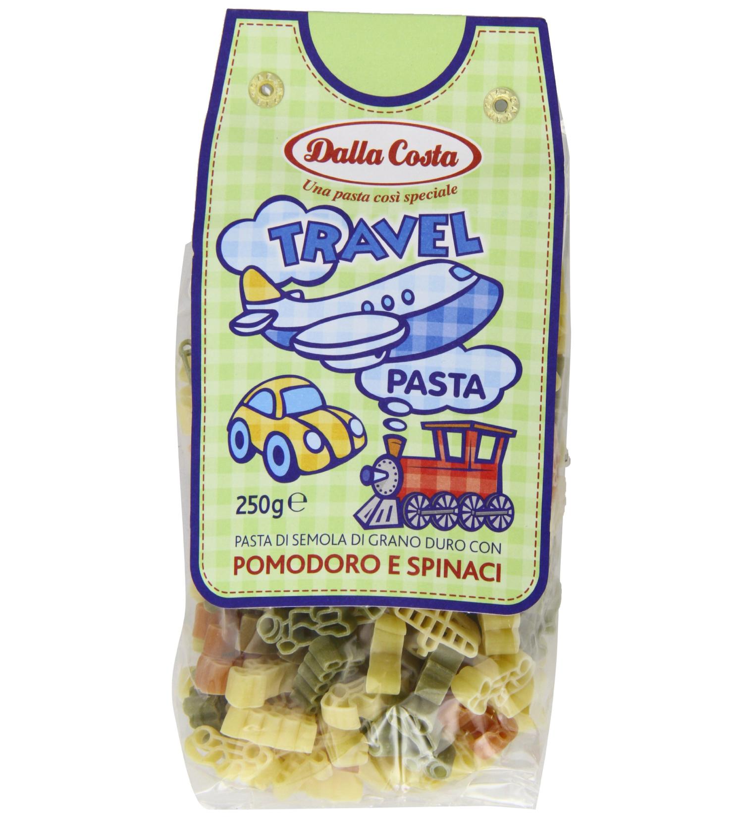  Dalla Costa Dalla Costa 6 x 250g Travel Pasta for Airplane Truck with Tomatoes and Spinach - Buy Online on GoSupps.com