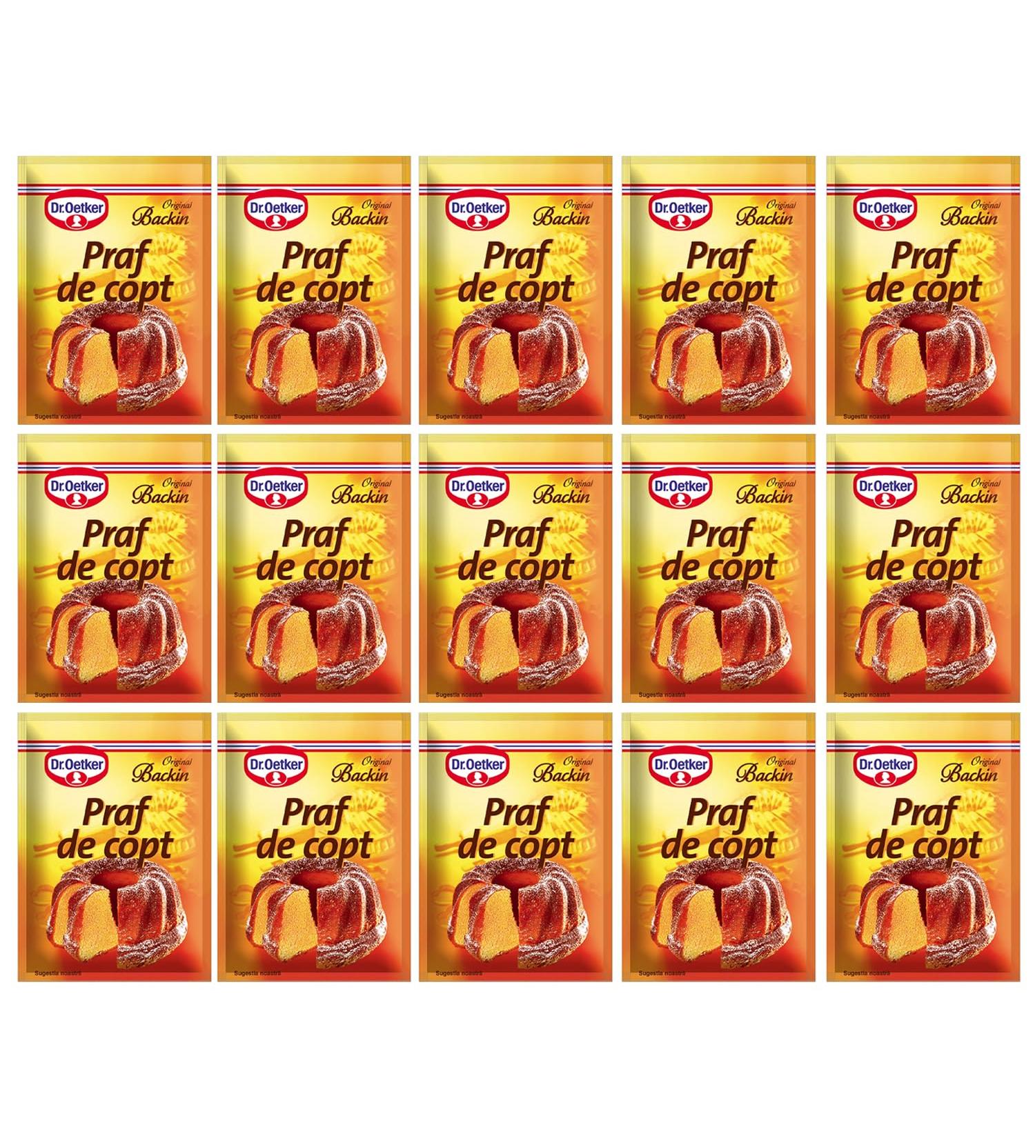 Dr Oetker Dry Yeast 7g | Dr Oetker Vanilla Sugar 8g | Dr Oetker Baking Powder 10g (15 Pack Baking Powder 10g) Baking Powder 10g 3.5 g (Pack of 2) - Buy Online on GoSupps.com