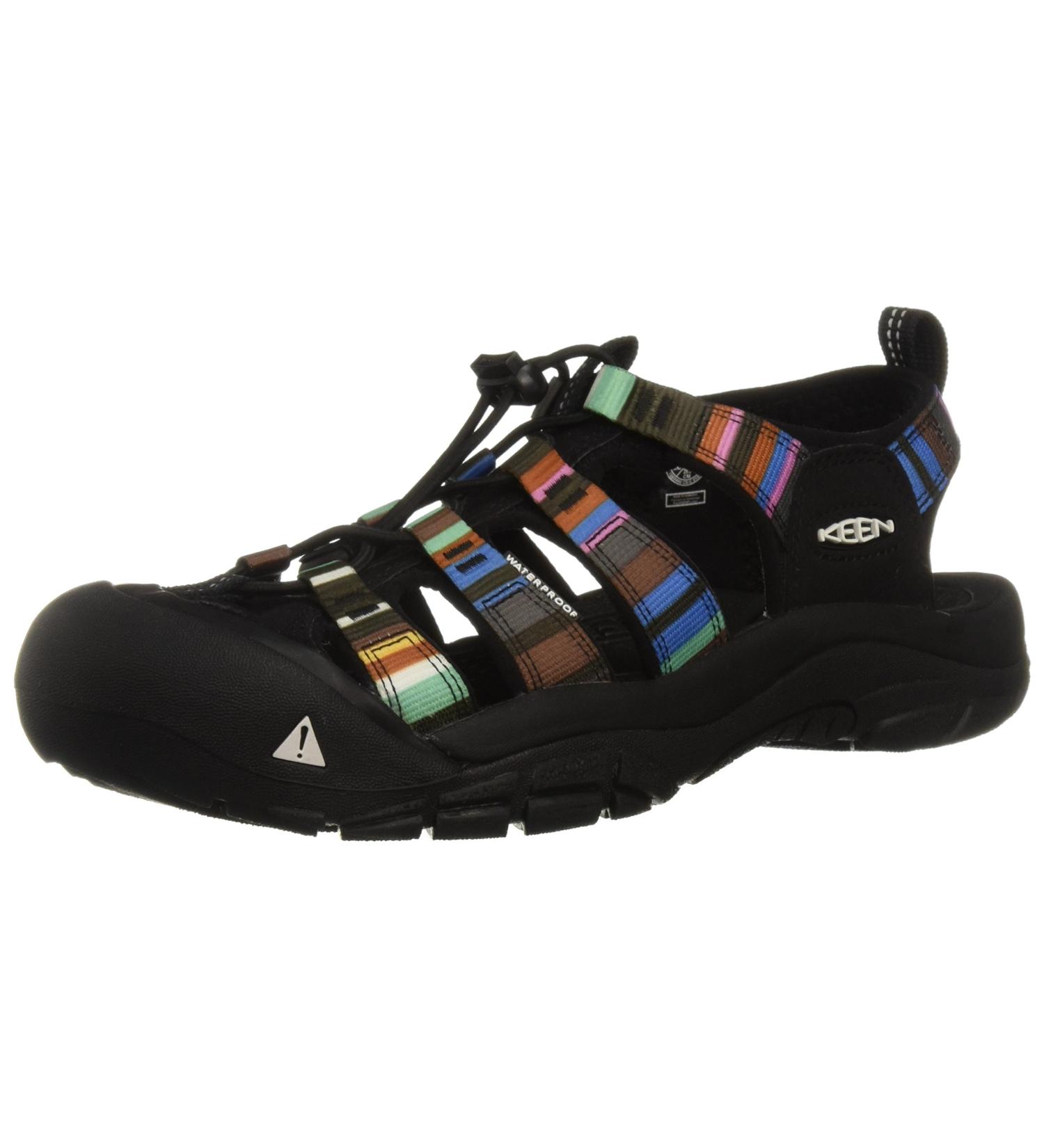 KEEN Women's Newport H2 Closed Toe Water Shoe Sandal - 40 EU - Raya Black | Best for Water Adventures & International Shipping - Buy Online on GoSupps.com
