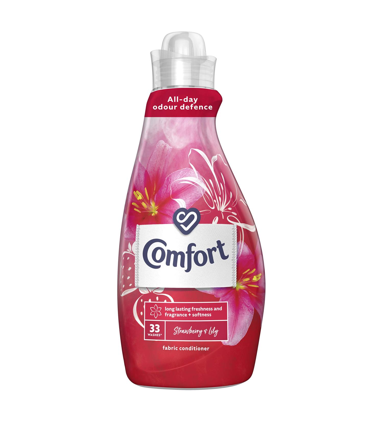 Comfort Creations Strawberry & Lily Fabric Conditioner 33 Wash 1.16L - Pack of 1 | Fresh Scent | Long-lasting Fragrance - Buy Online on GoSupps.com
