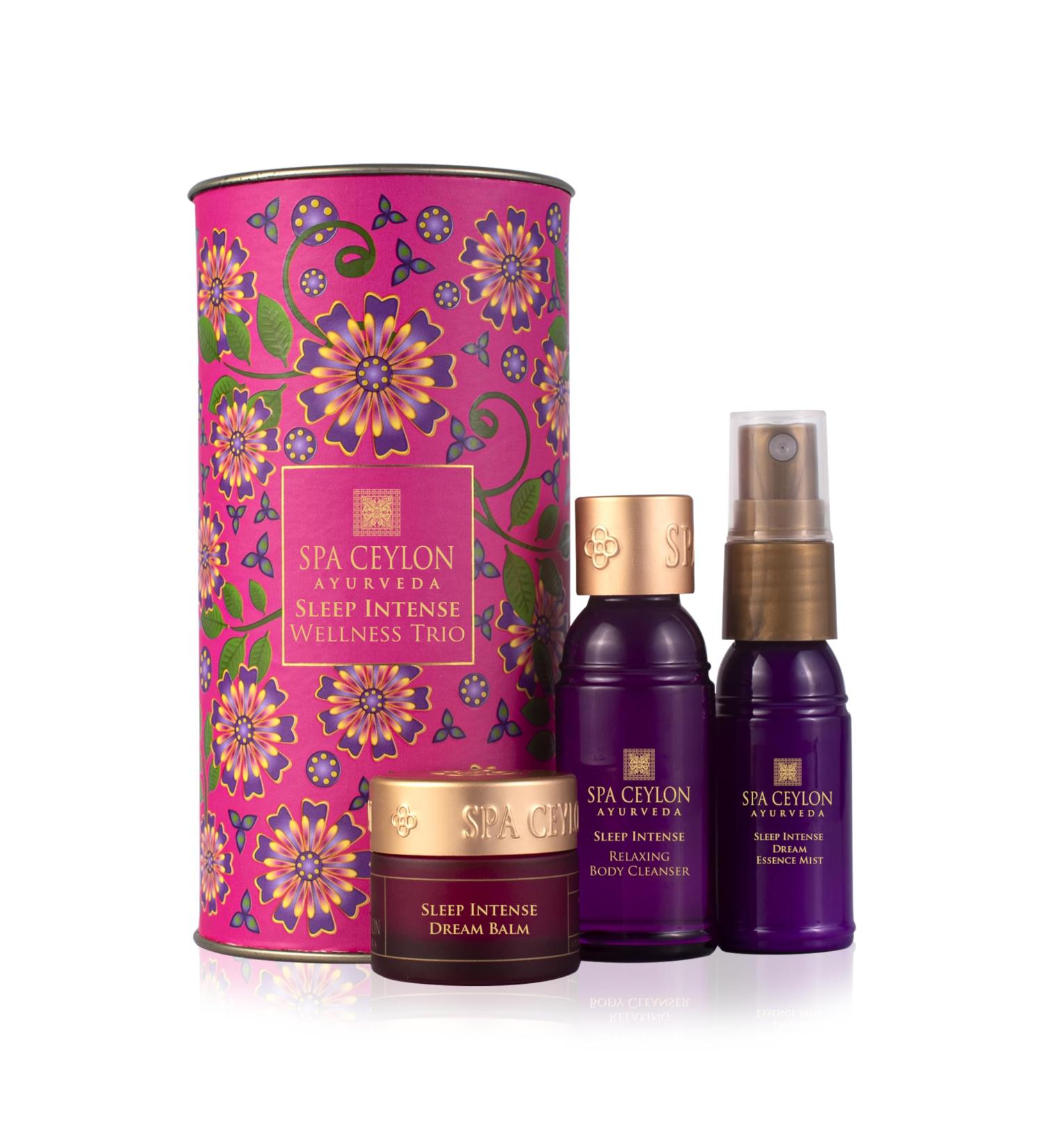 SPA CEYLON Sleep Intense Wellness Trio Set | Ayurvedic Spa Essentials for Deep Rest | Natural Ingredients | International Shipping Available - Buy Online on GoSupps.com