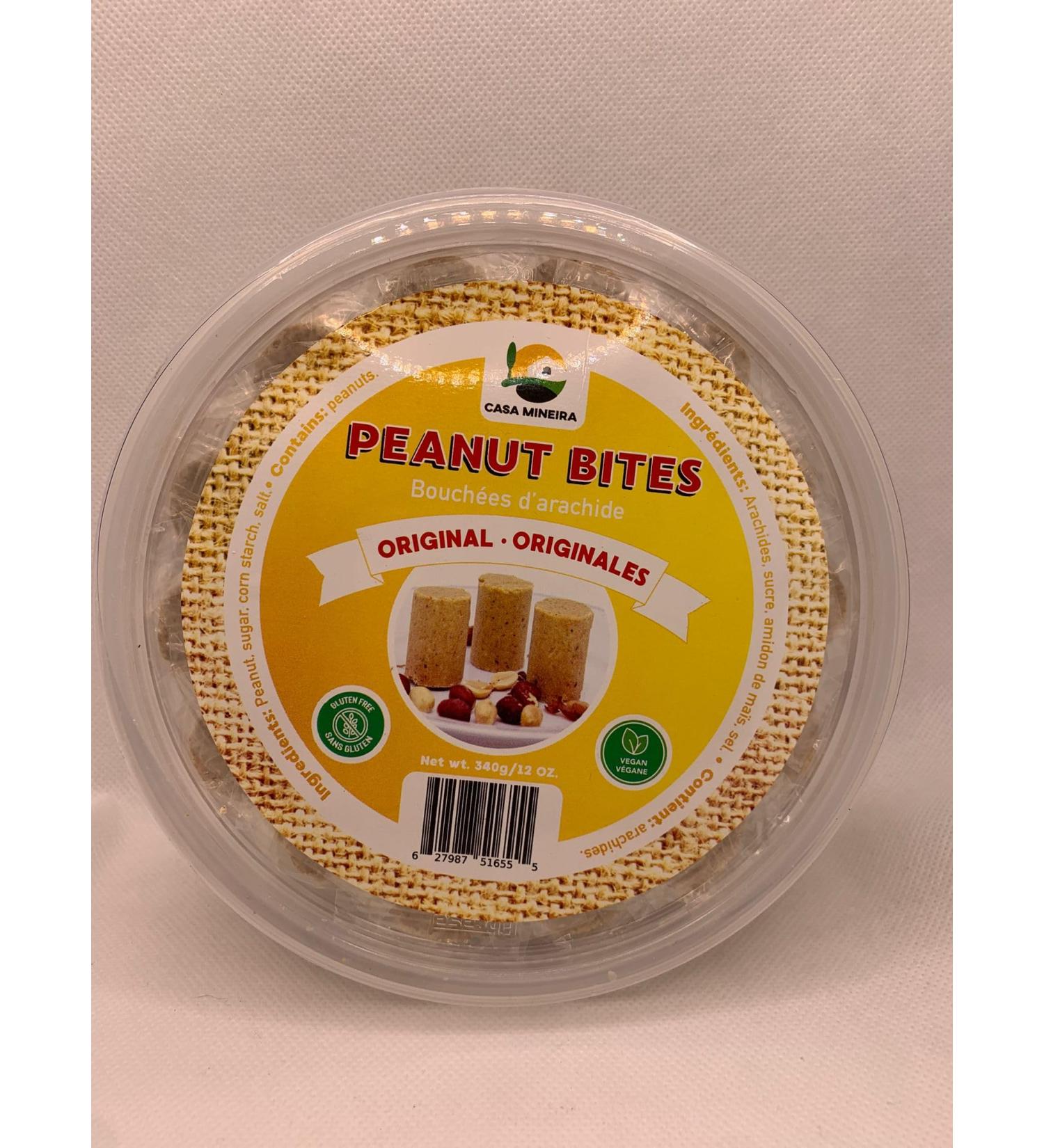 Casa Mineira Peanuts Bites (Pa oca) 340g (12oz) - Buy Online on GoSupps.com