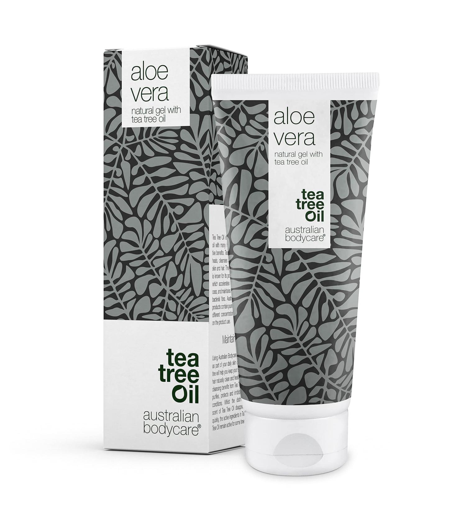 Australian Bodycare Australian Bodycare Aloe Vera Gel 200ml | Aloe Vera Aftersun Lotion | Natural Aloe Vera & Tea Tree Oil | Cooling & Moisturizing against itching irritated or sunburned skin and abrasions