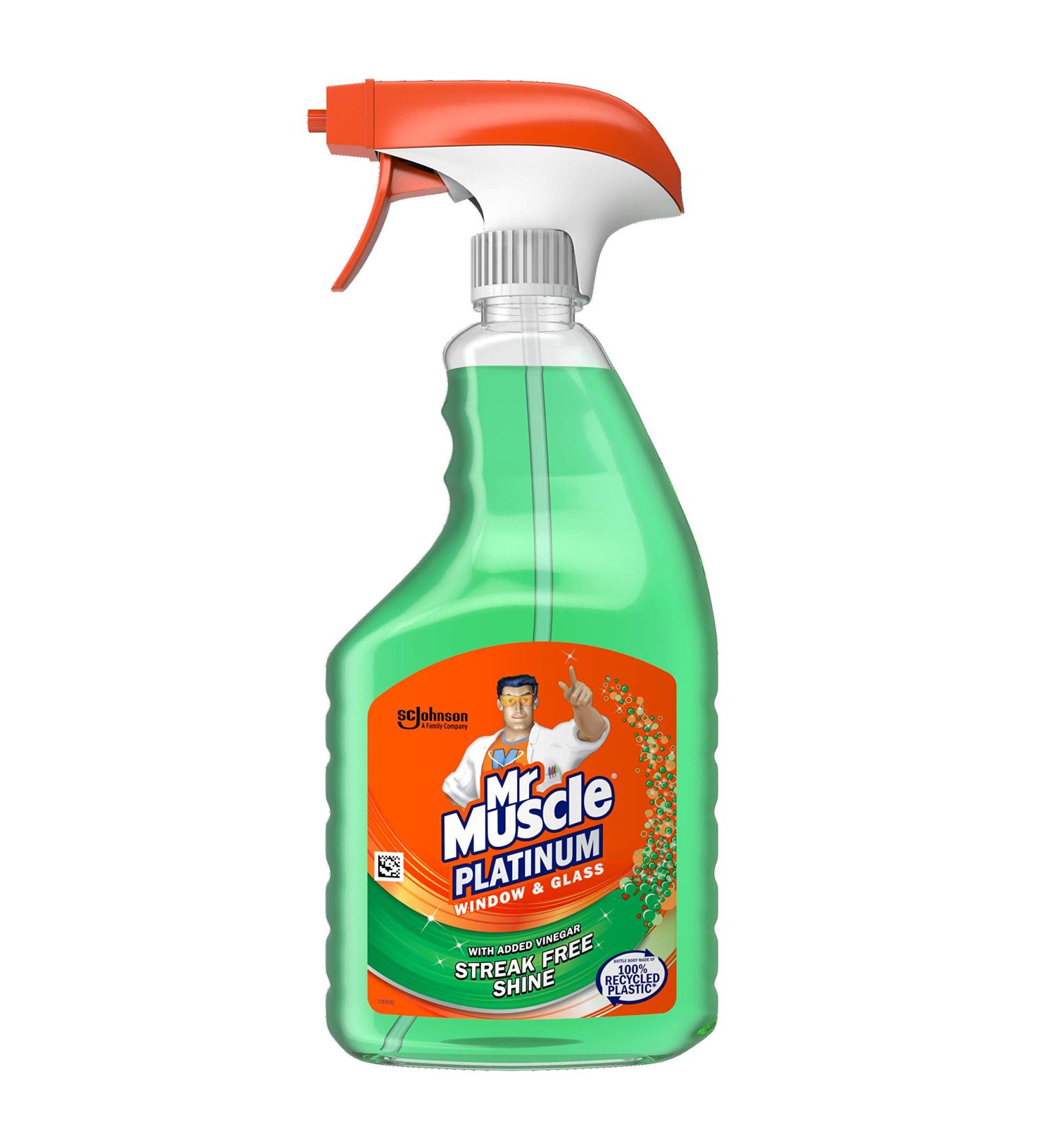 Mr Muscle Platinum Window & Glass Cleaner Spray 750ml - 1 Pack - Buy Online on GoSupps.com