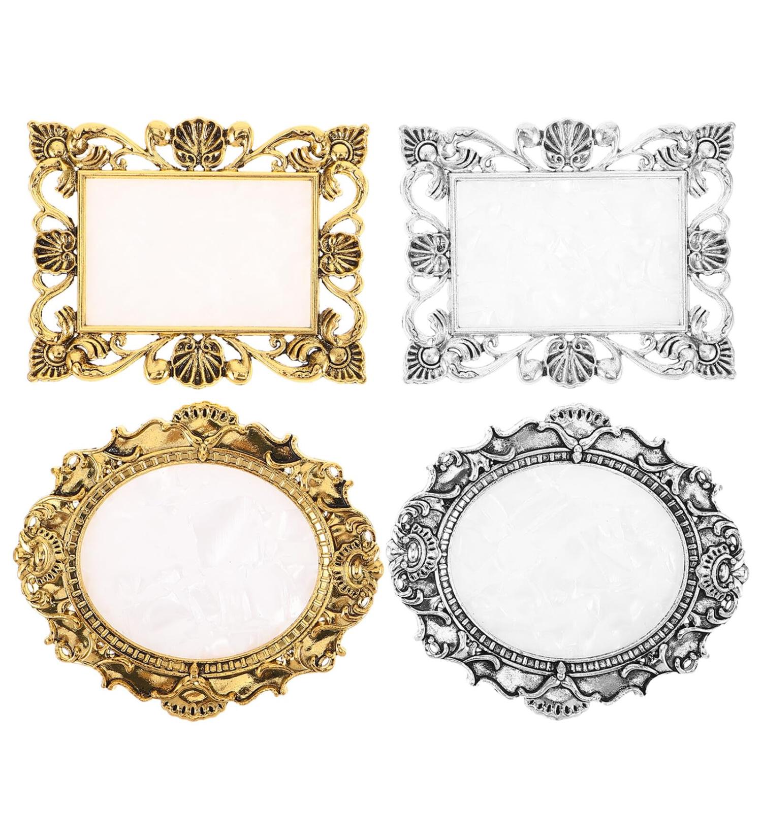 VALICLUD 4 Pi ces Palette pour Nail Art R sine Vintage Plateau de M lange de Couleurs L ger et Portable Outil Polyvalent pour Salon et Techniciens Ongulaires - Buy Online on GoSupps.com