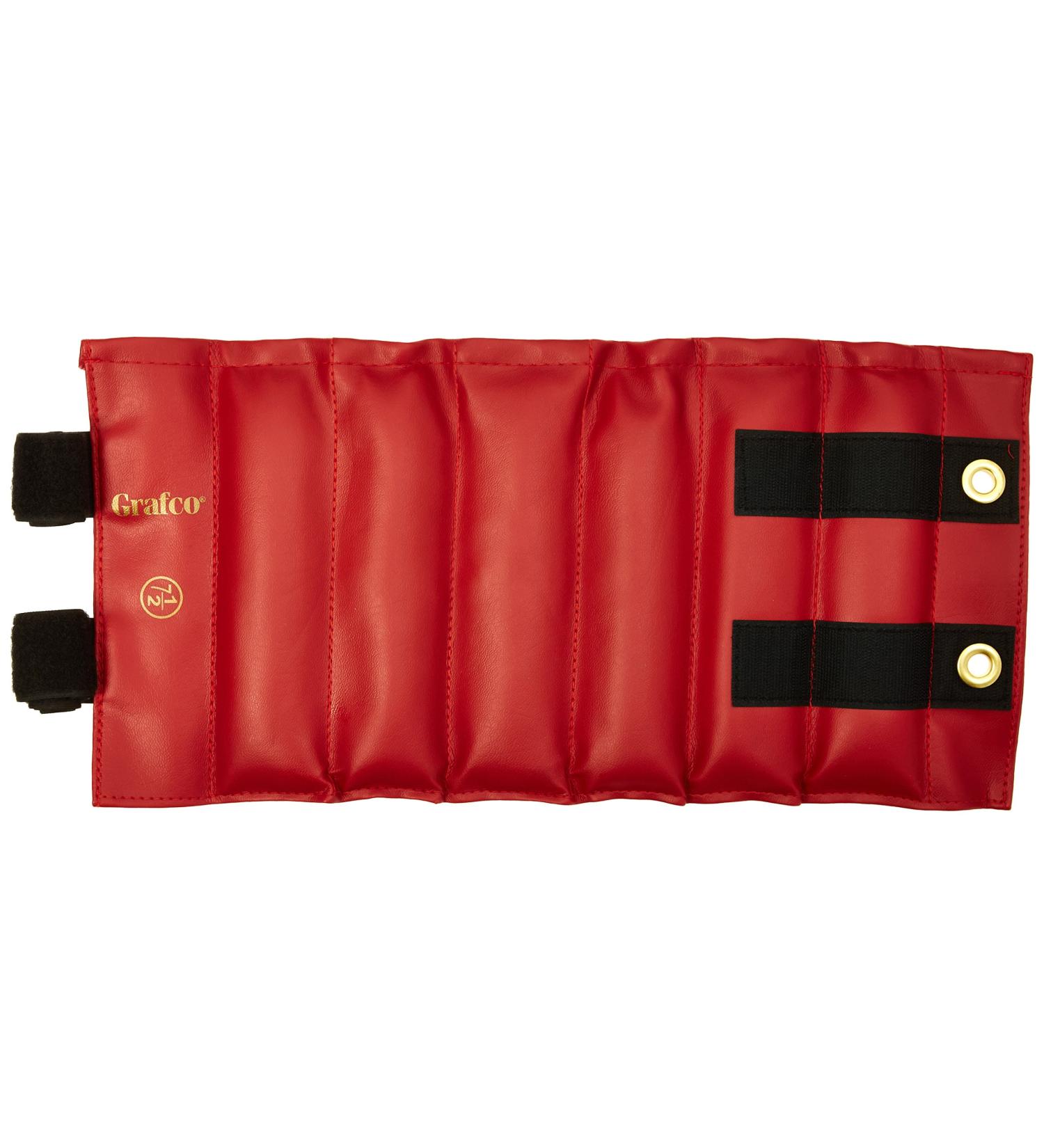 Grafco Exercise Weight, 7.5 lbs (3.40 kg), Wrist and Ankle Adjustable Workout Weights, Red, 1899