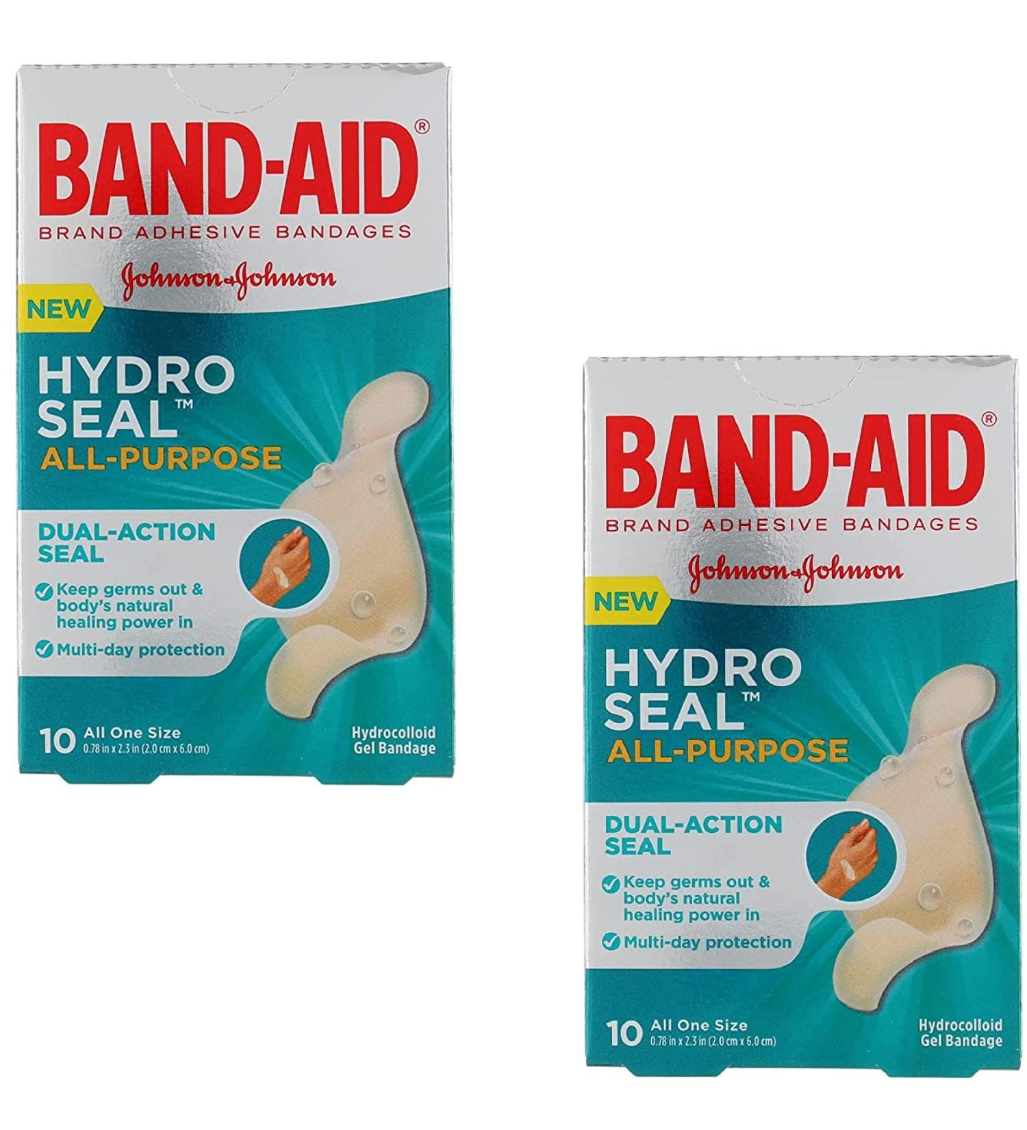 Band-Aid Hydro Seal All Purpose 10 Count - Pack of 2 - Buy Online on GoSupps.com