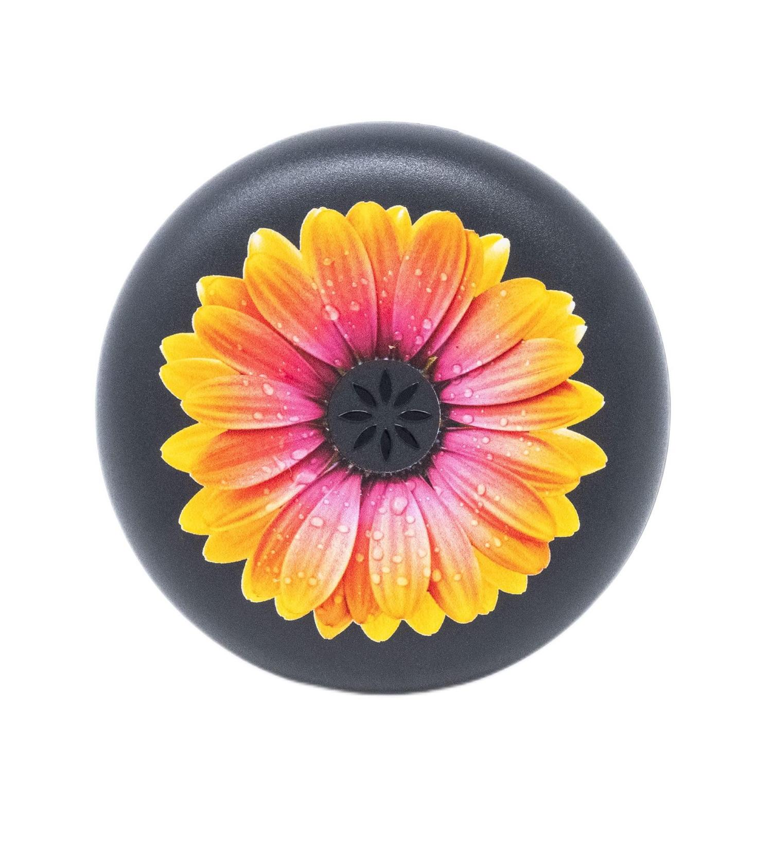 Invisalign Aligner & Retainer Case - Stylish Orange Daisy Design for Ultimate Protection | Shop Internationally - Buy Online on GoSupps.com