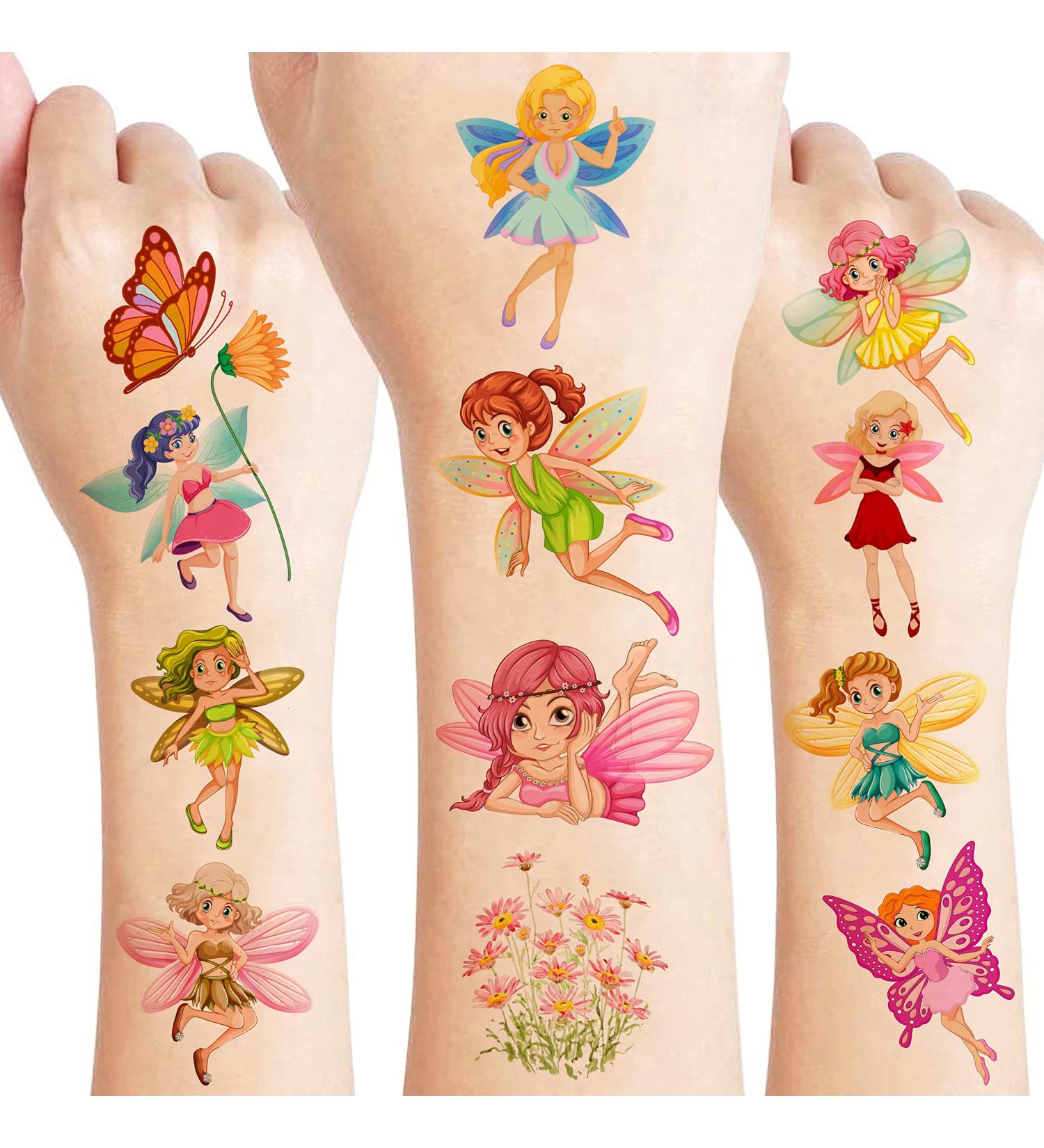 Fairy Tattoos - 96PCS Birthday Party Favors for Kids - Cute Girls Boys Gifts & Classroom Prizes - Buy Online on GoSupps.com