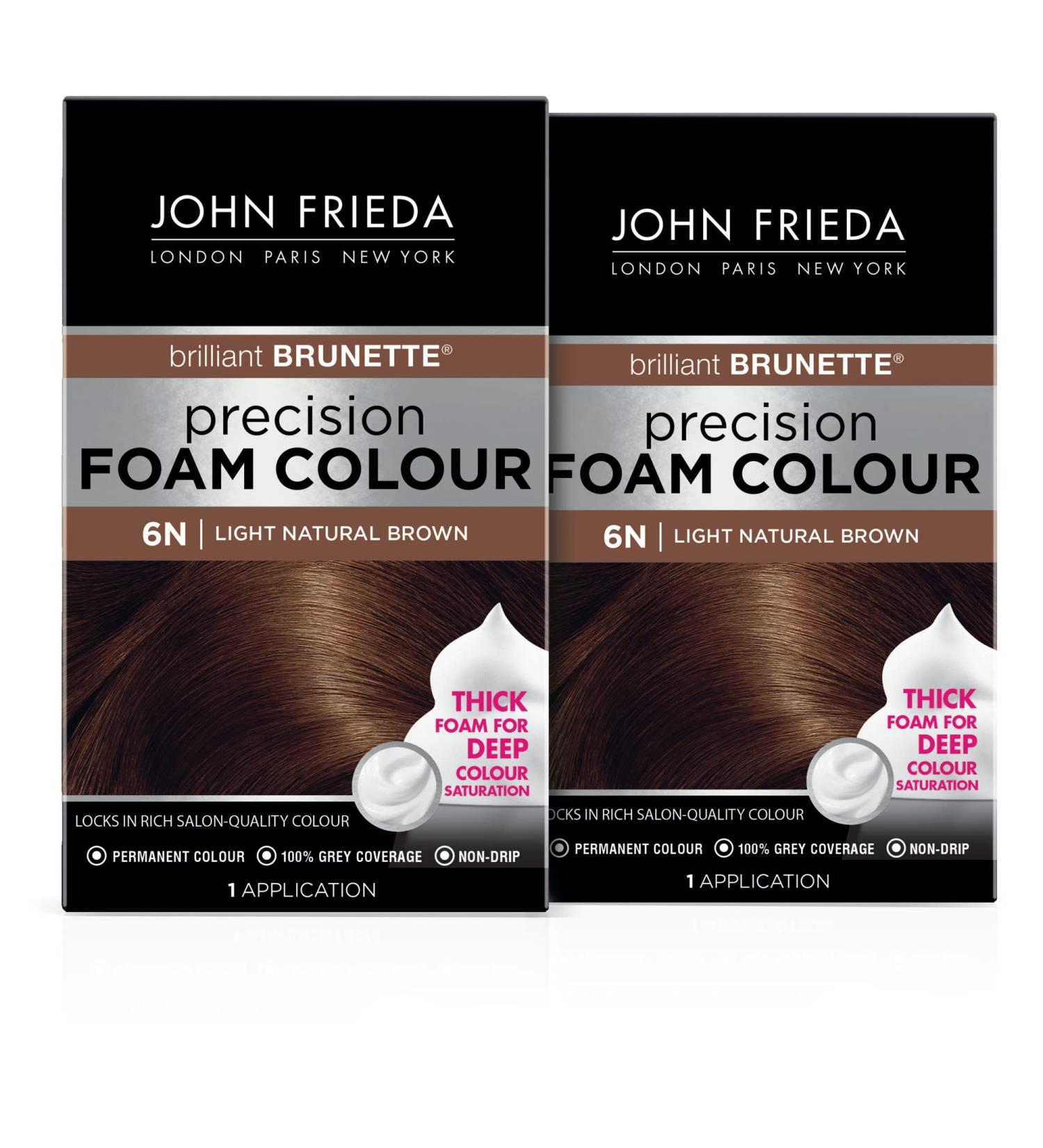 Precision Foam Hair Color 6N Light Natural Brown - Full Coverage Kit (2 Pack) - Buy Online on GoSupps.com