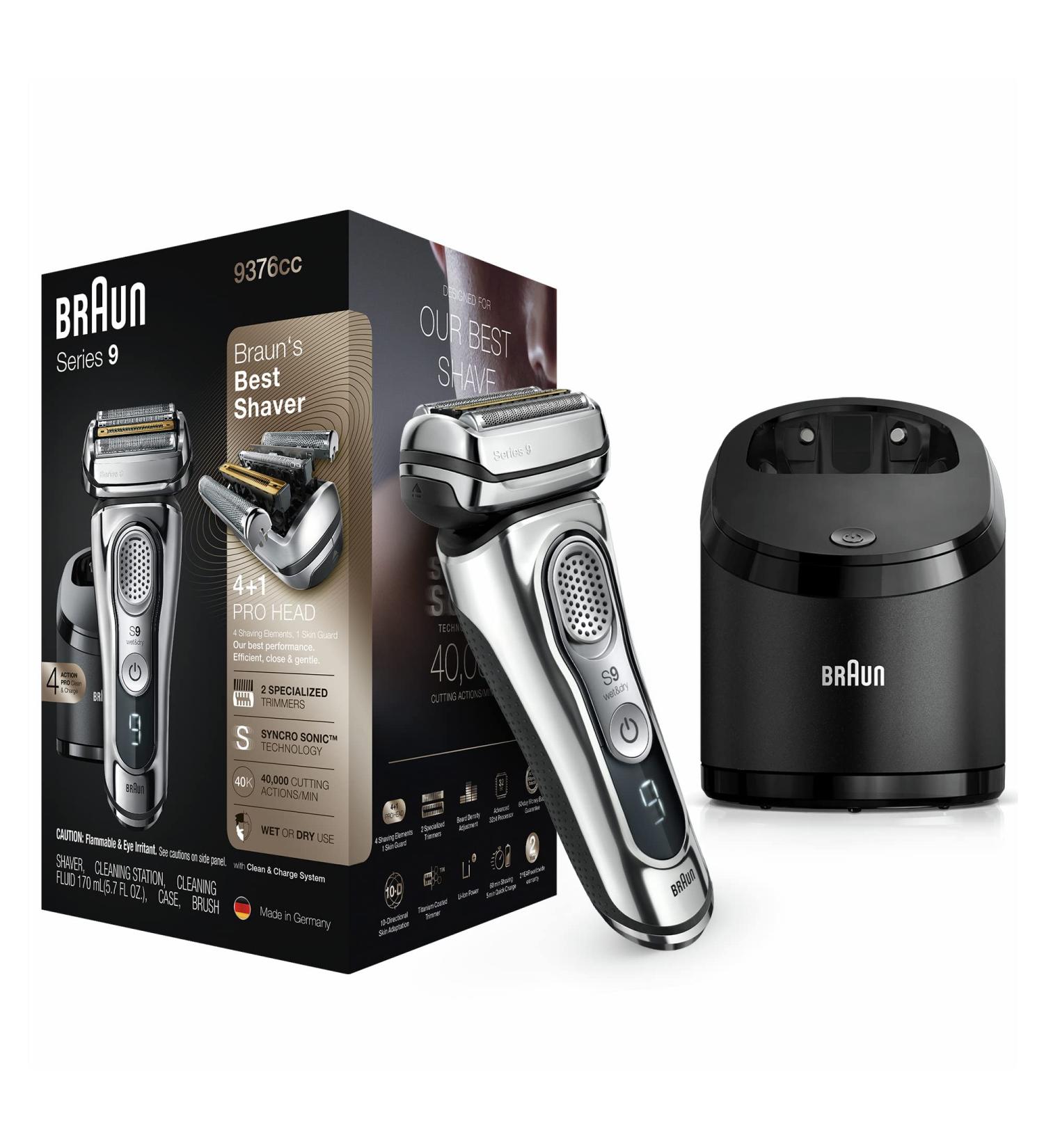 Buy BRAUN Series 9 9295cc Wet & Dry Men's Electric Shaver - Best International Shipping - Buy Online on GoSupps.com