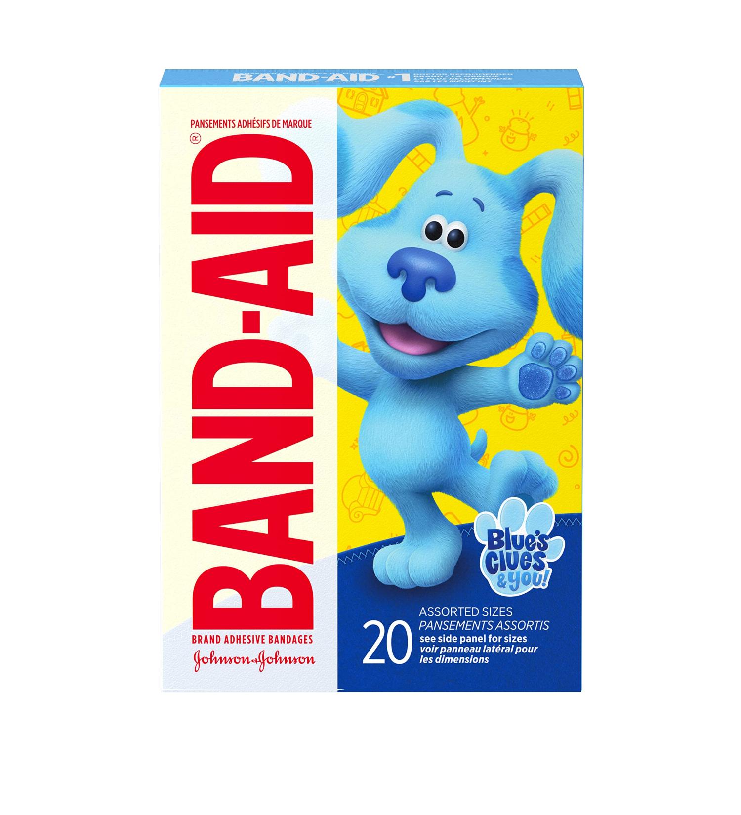 Band-Aid Kids Adhesive Bandages Nickelodeon Blue's Clues & You 20 ct - Buy Online on GoSupps.com