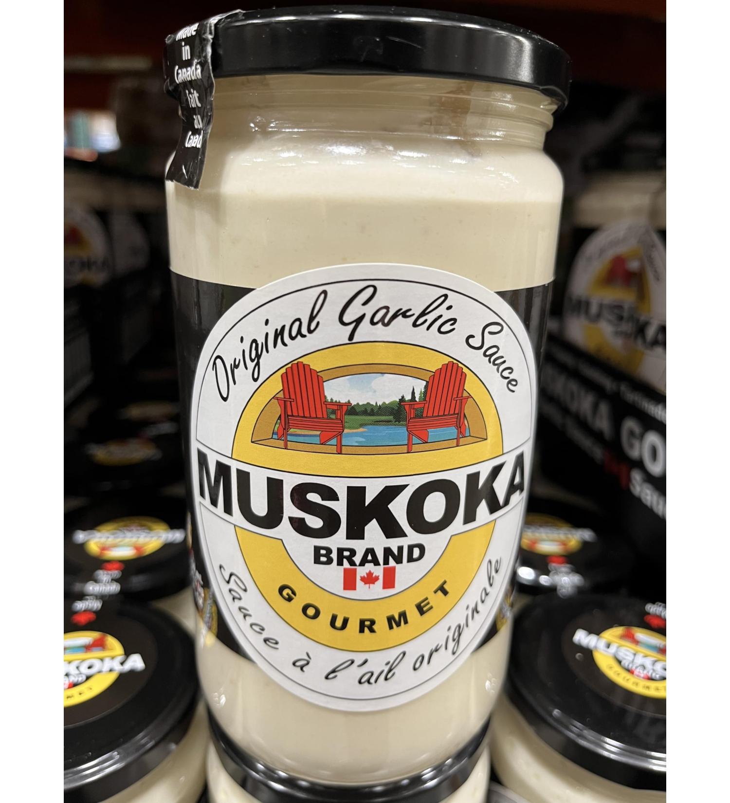MUSKOKA GOURMET ORIGINAL GARLIC SAUCE 750ML - Buy Online on GoSupps.com
