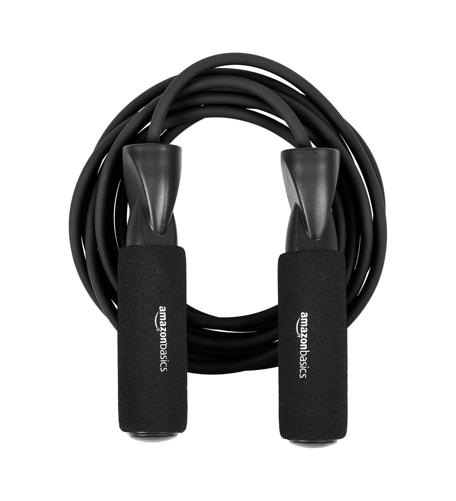 Amazon Basics Standard Jump Rope - Black - Buy Online on GoSupps.com